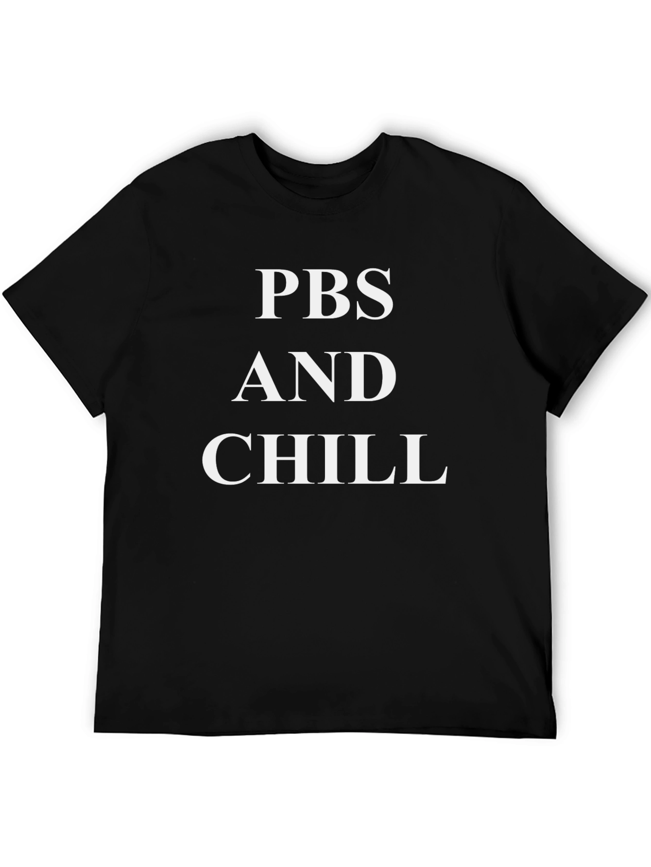 PBS and Chill Graphic Tee - Black