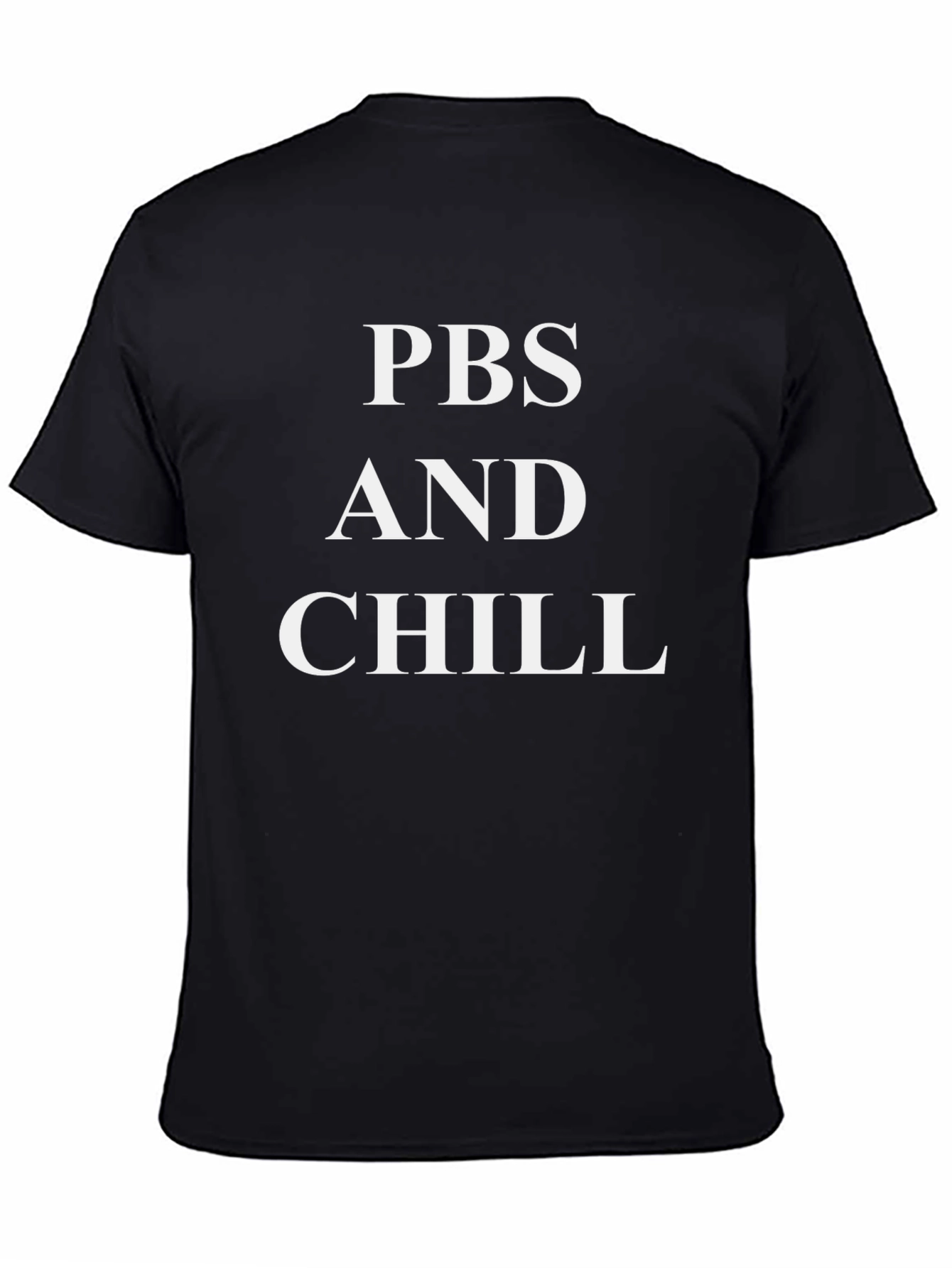 PBS and Chill Graphic Tee - Black