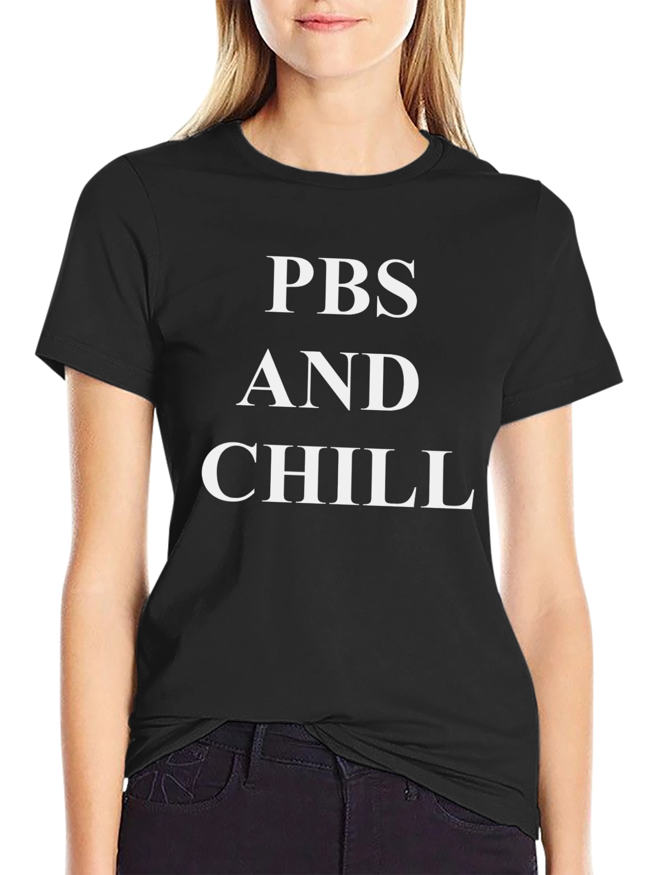 PBS and Chill Graphic Tee - Black
