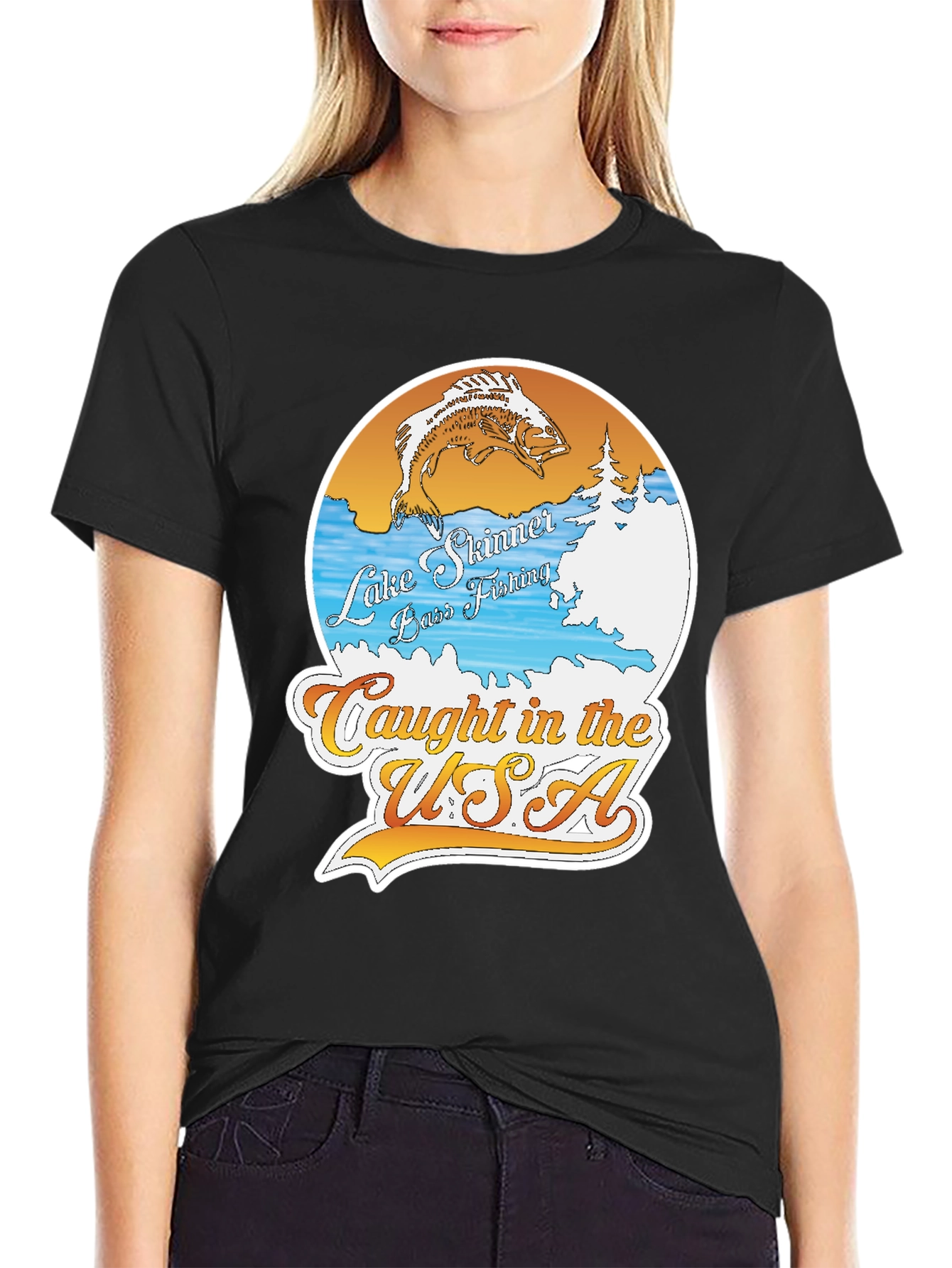 Lake Skinner Bass Fishing T-Shirt