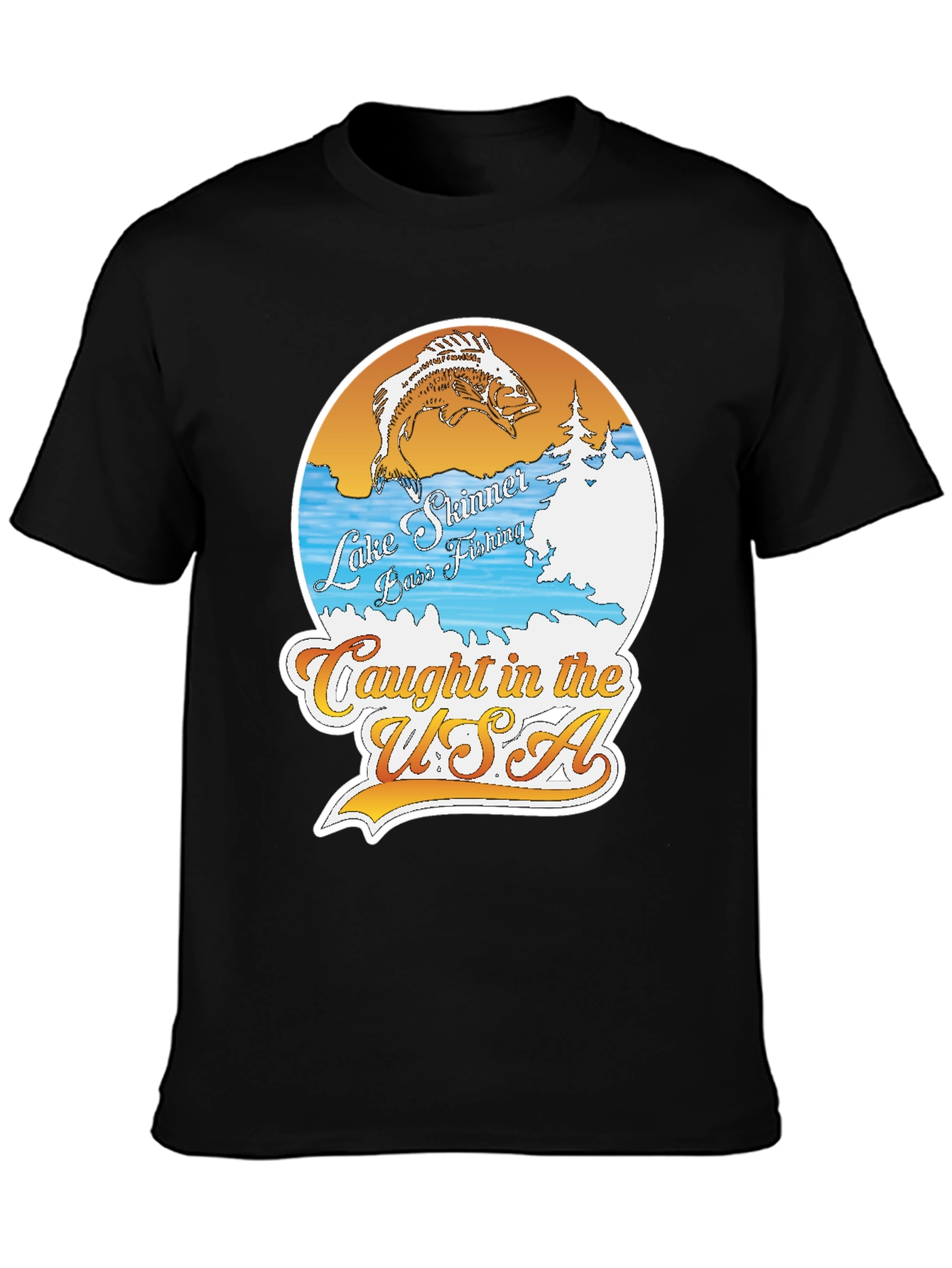Lake Skinner Bass Fishing T-Shirt