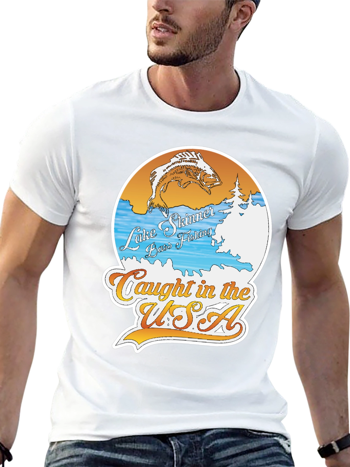 Lake Skinner Bass Fishing T-Shirt