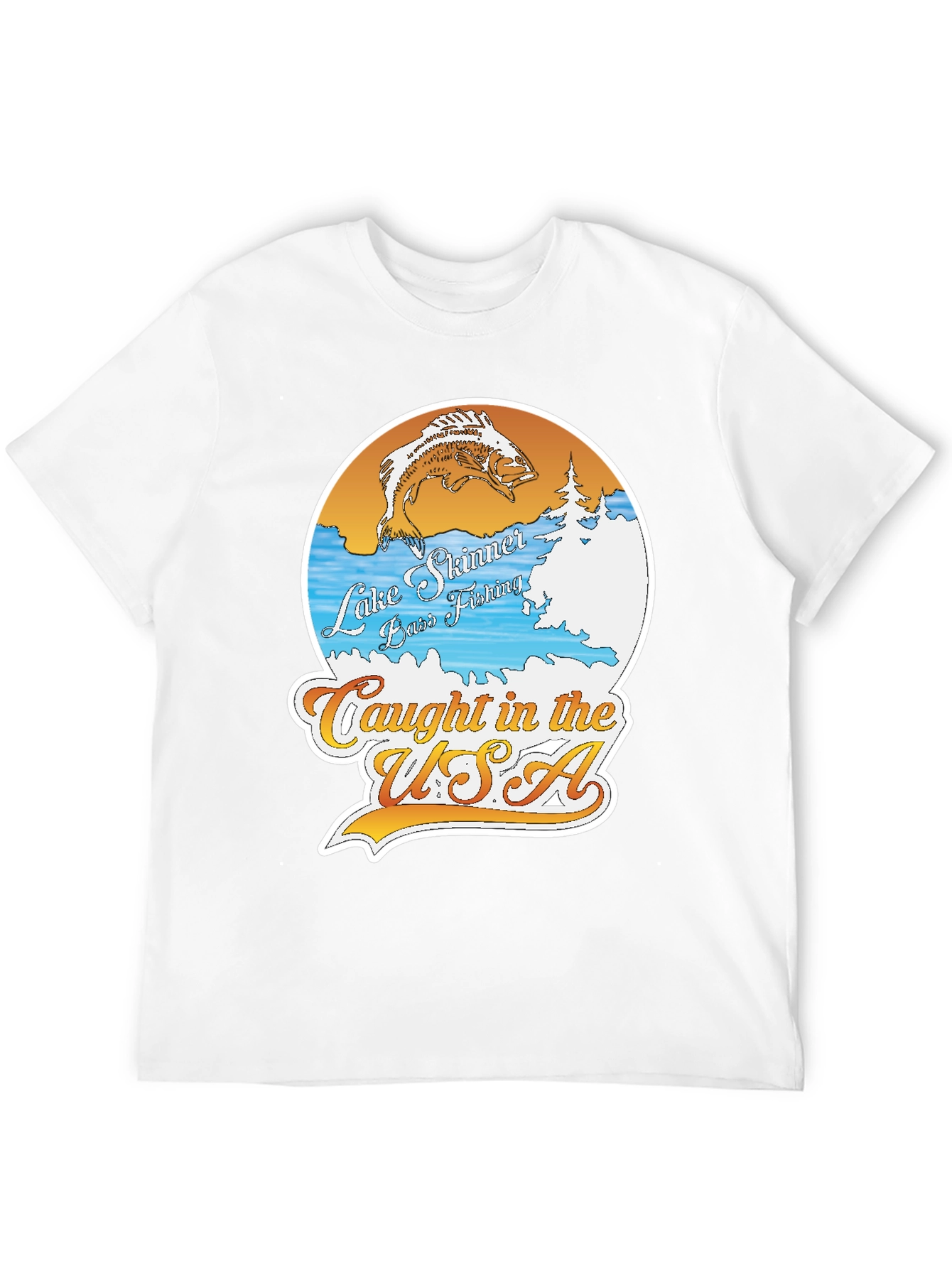 Lake Skinner Bass Fishing T-Shirt