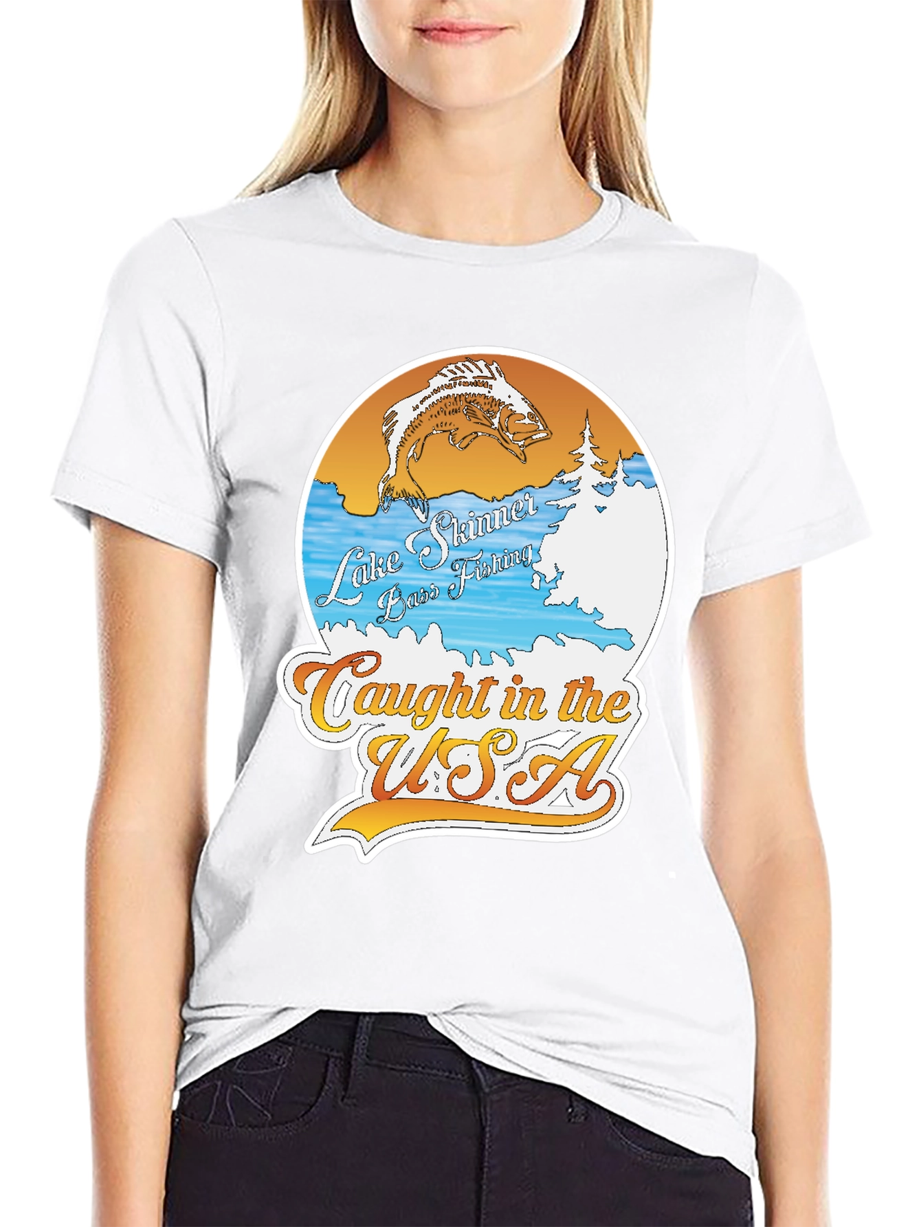 Lake Skinner Bass Fishing T-Shirt
