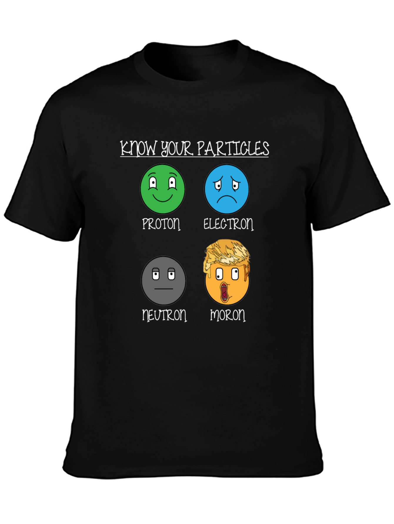 Know Your Particles T-Shirt Funny Science Humor Tee