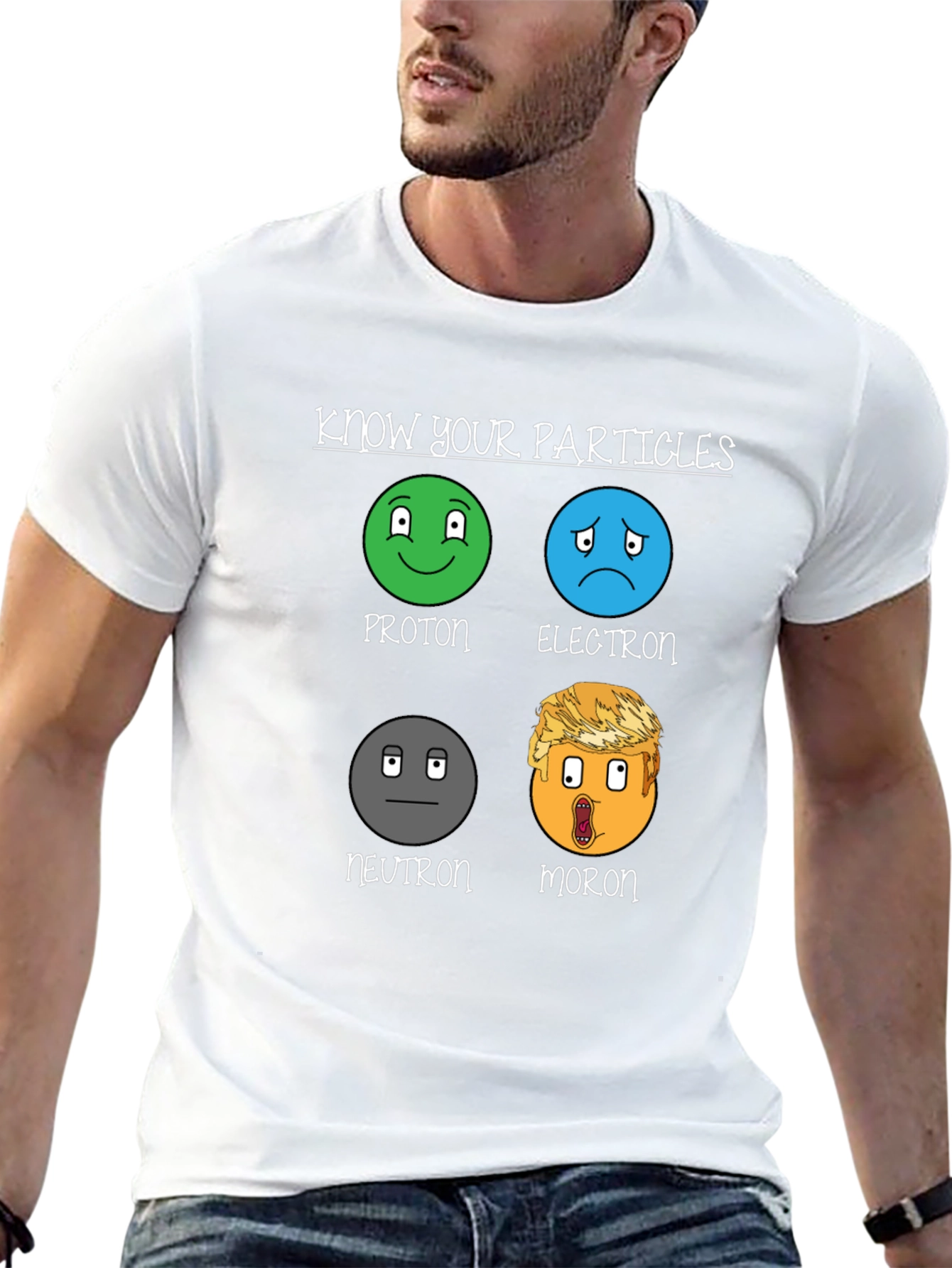 Know Your Particles T-Shirt Funny Science Humor Tee