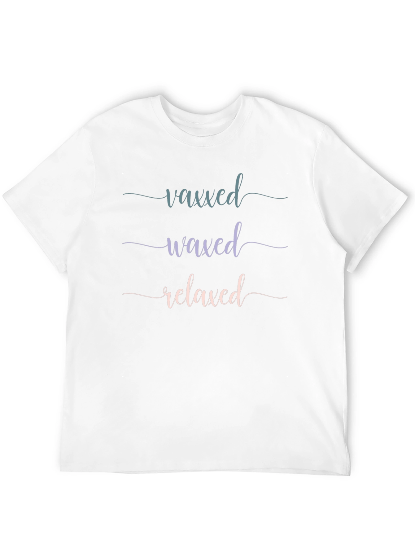 Vaxxed Waxed Relaxed Graphic T-Shirt