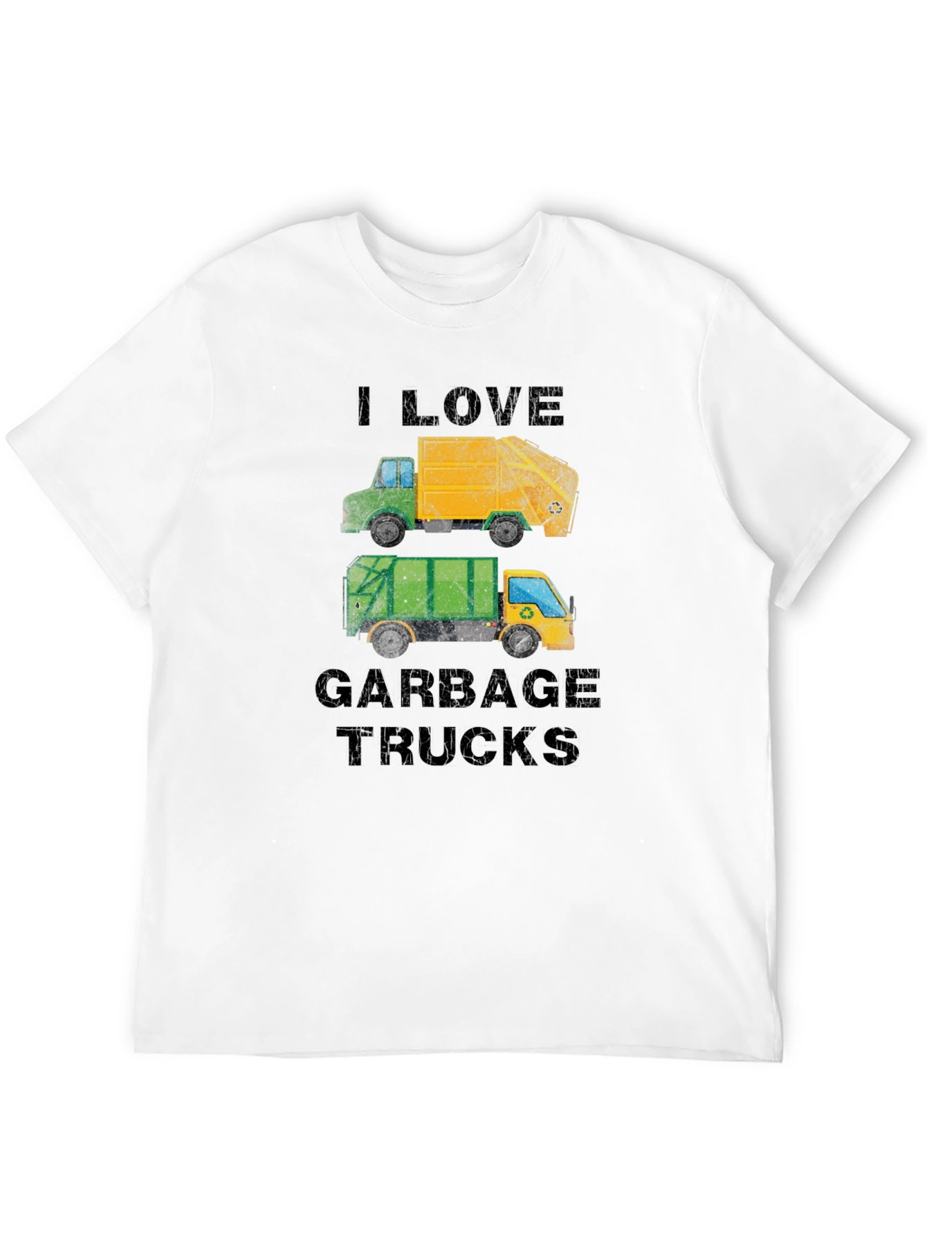 I Love Garbage Trucks Graphic T-Shirt