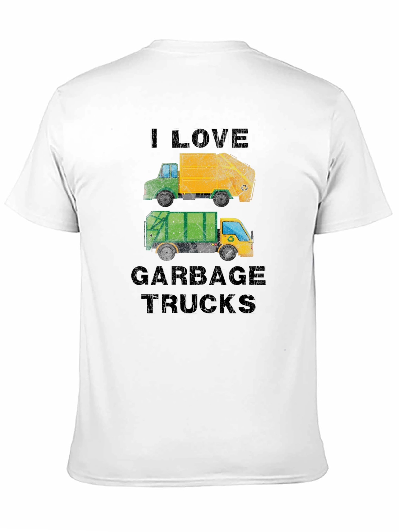 I Love Garbage Trucks Graphic T-Shirt