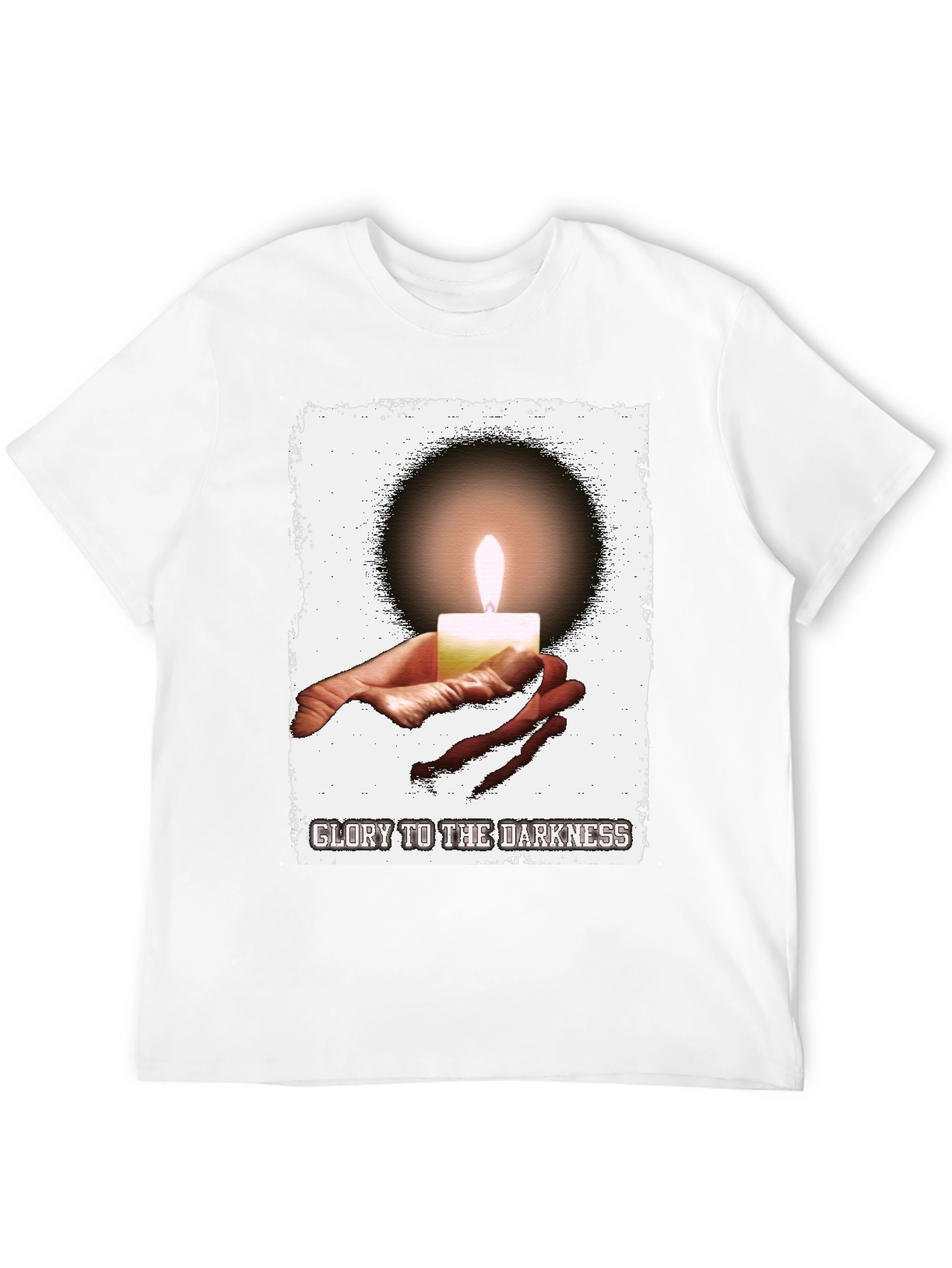 Glory to the Darkness Candle Graphic T-Shirt
