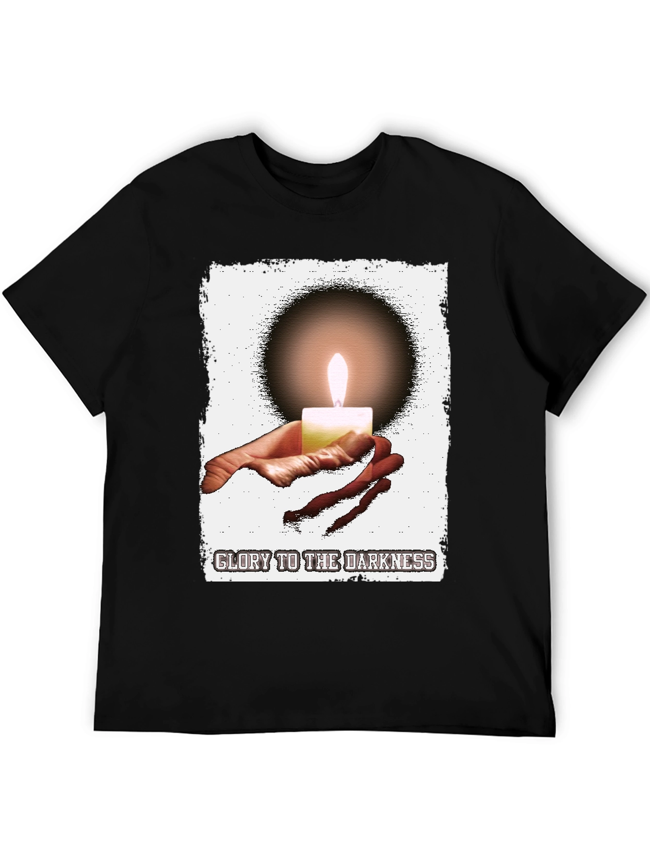 Glory to the Darkness Candle Graphic T-Shirt