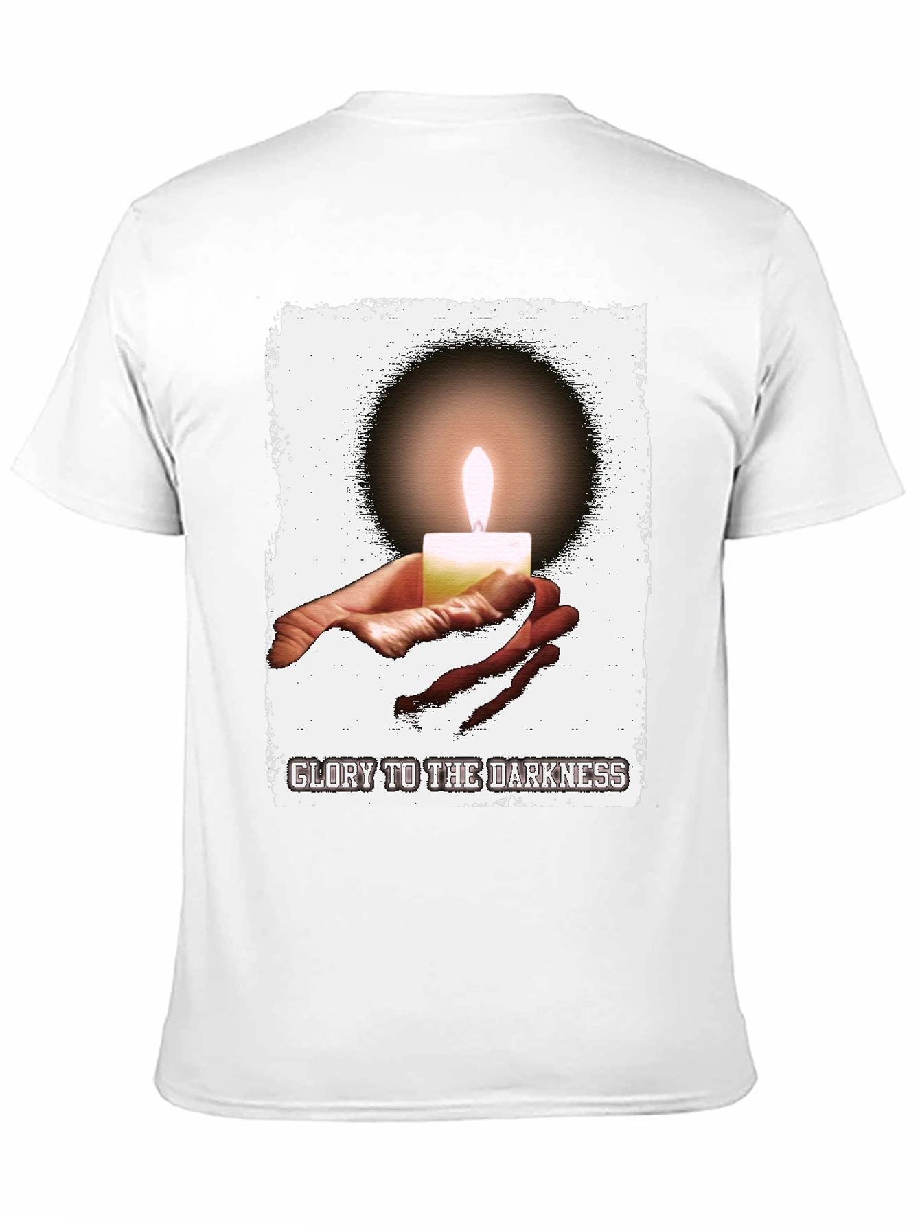 Glory to the Darkness Candle Graphic T-Shirt