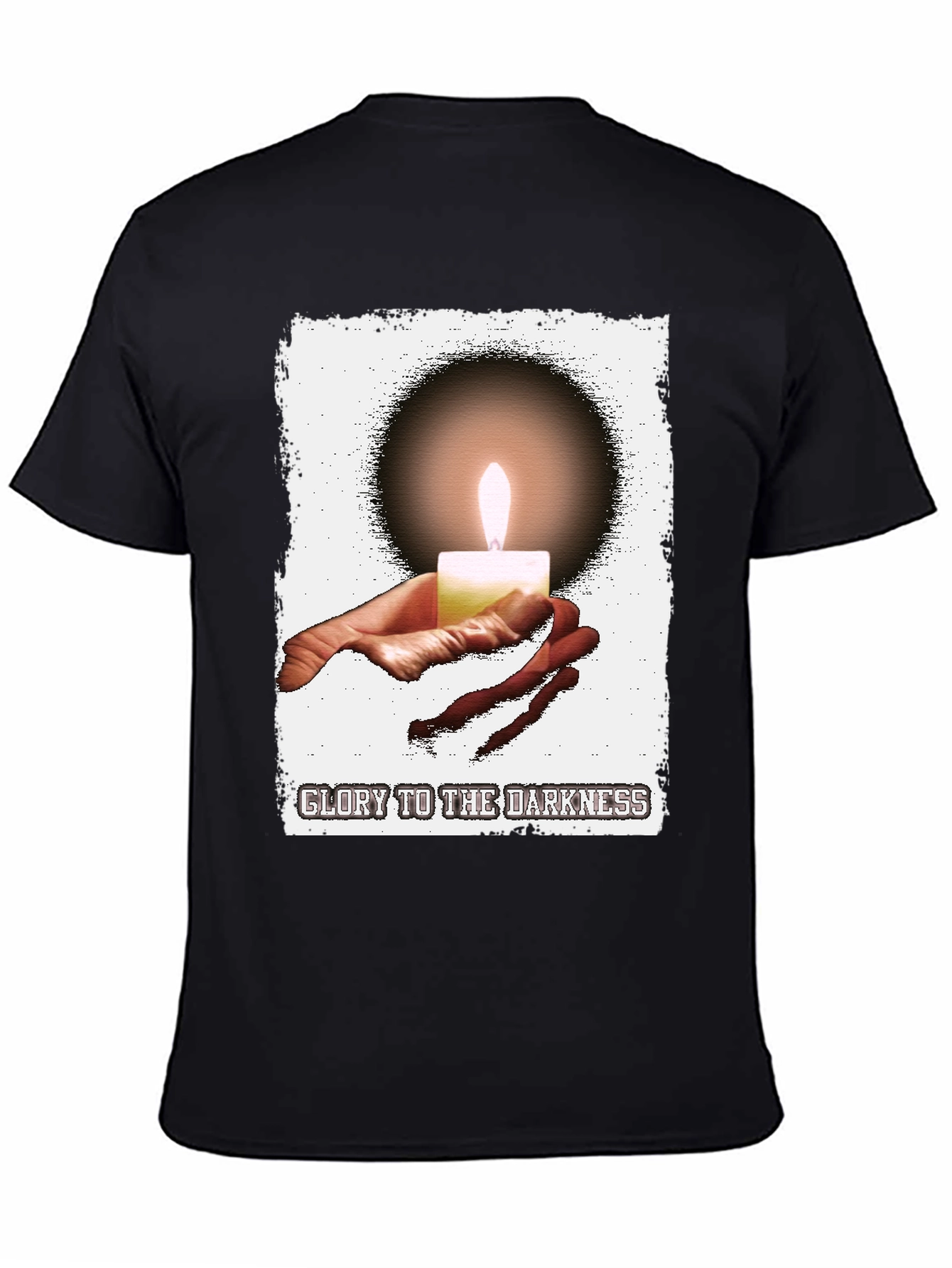 Glory to the Darkness Candle Graphic T-Shirt