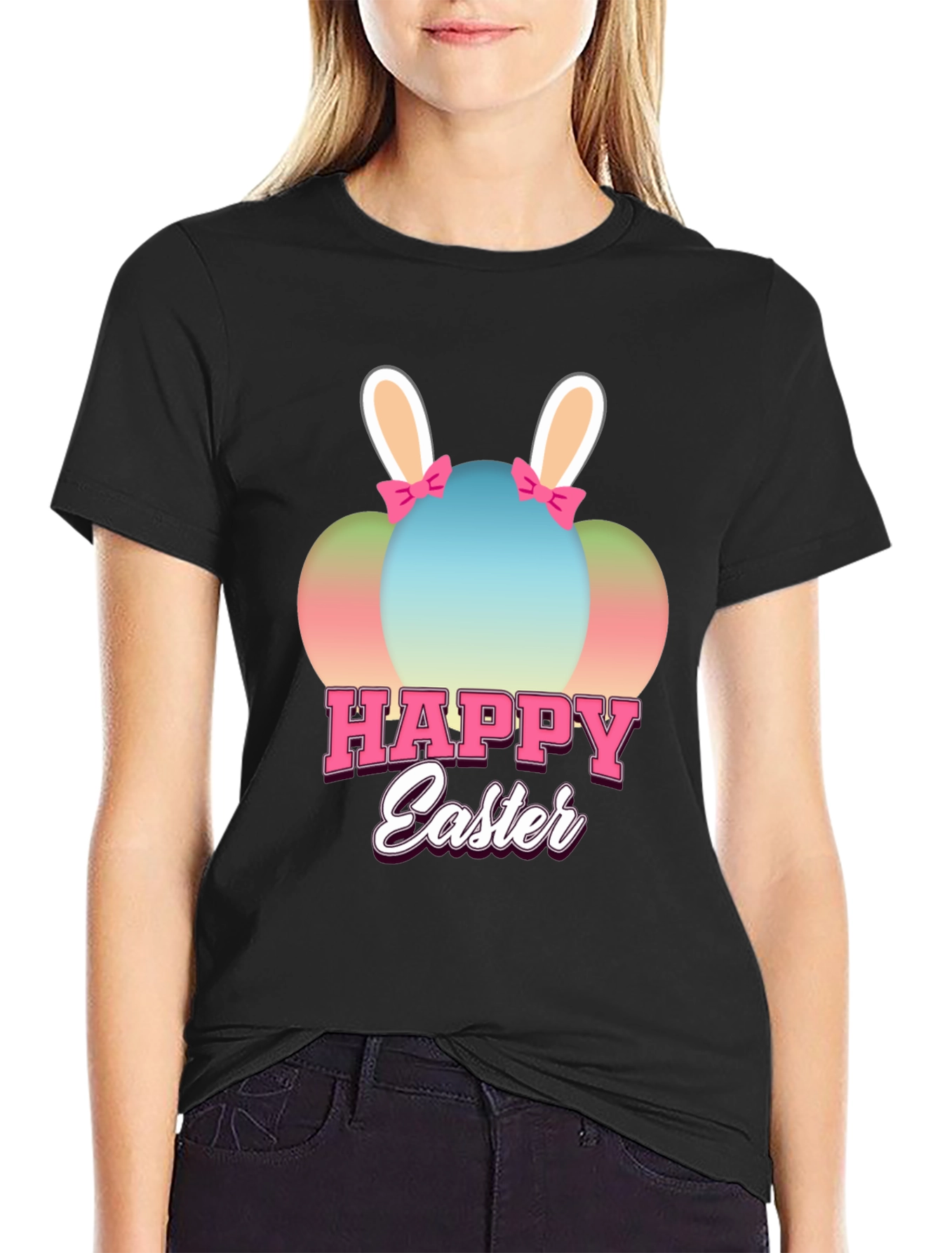 Happy Easter Bunny Eggs T-Shirt