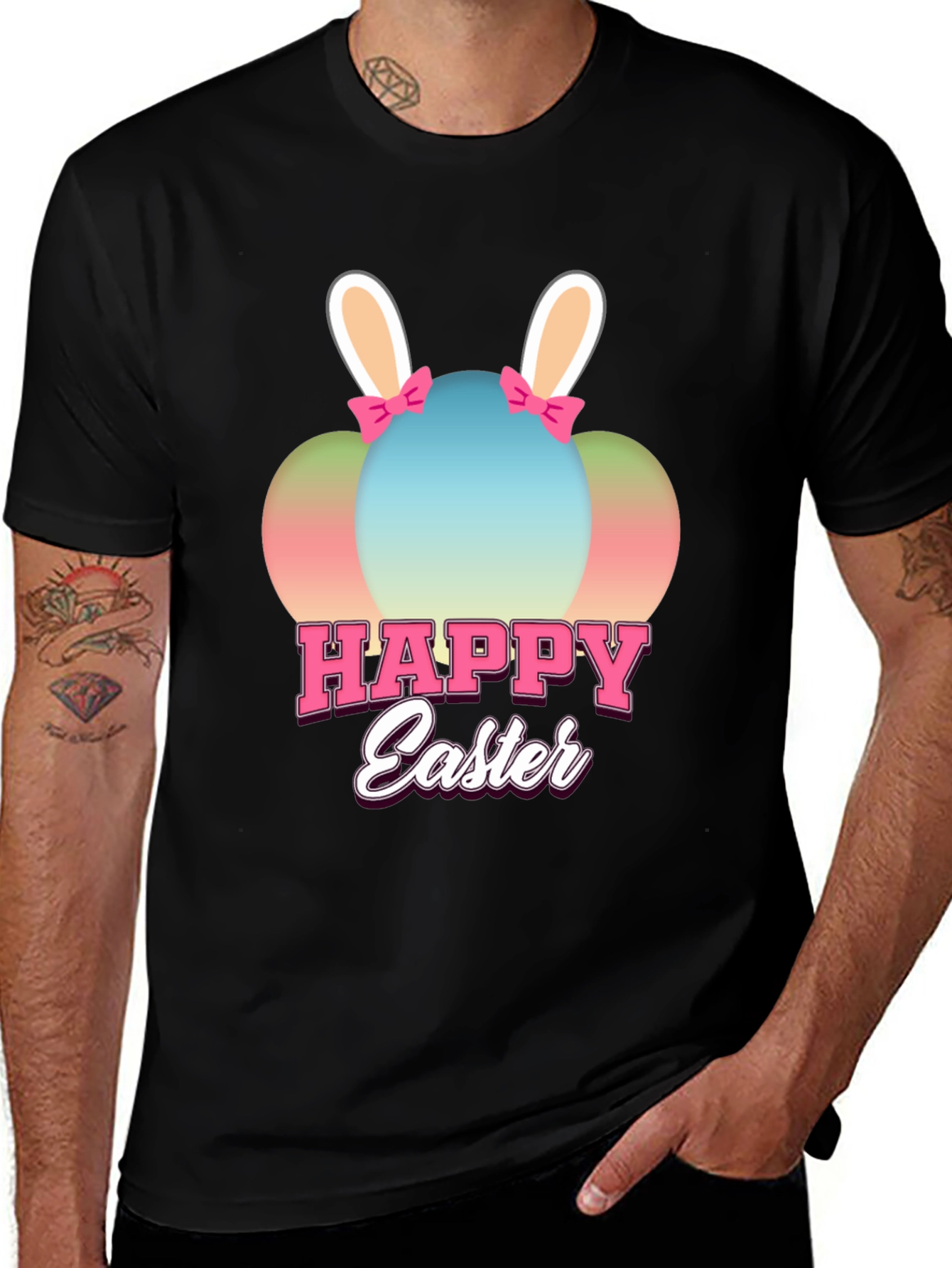 Happy Easter Bunny Eggs T-Shirt