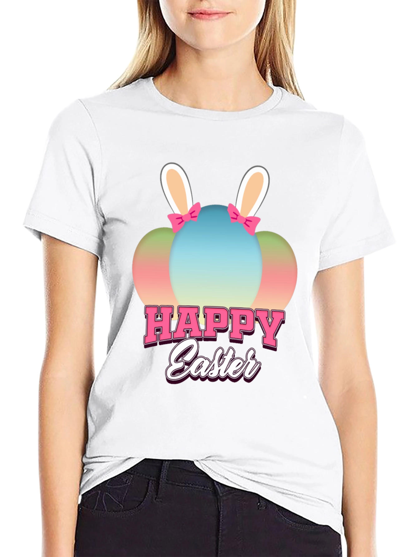 Happy Easter Bunny Eggs T-Shirt