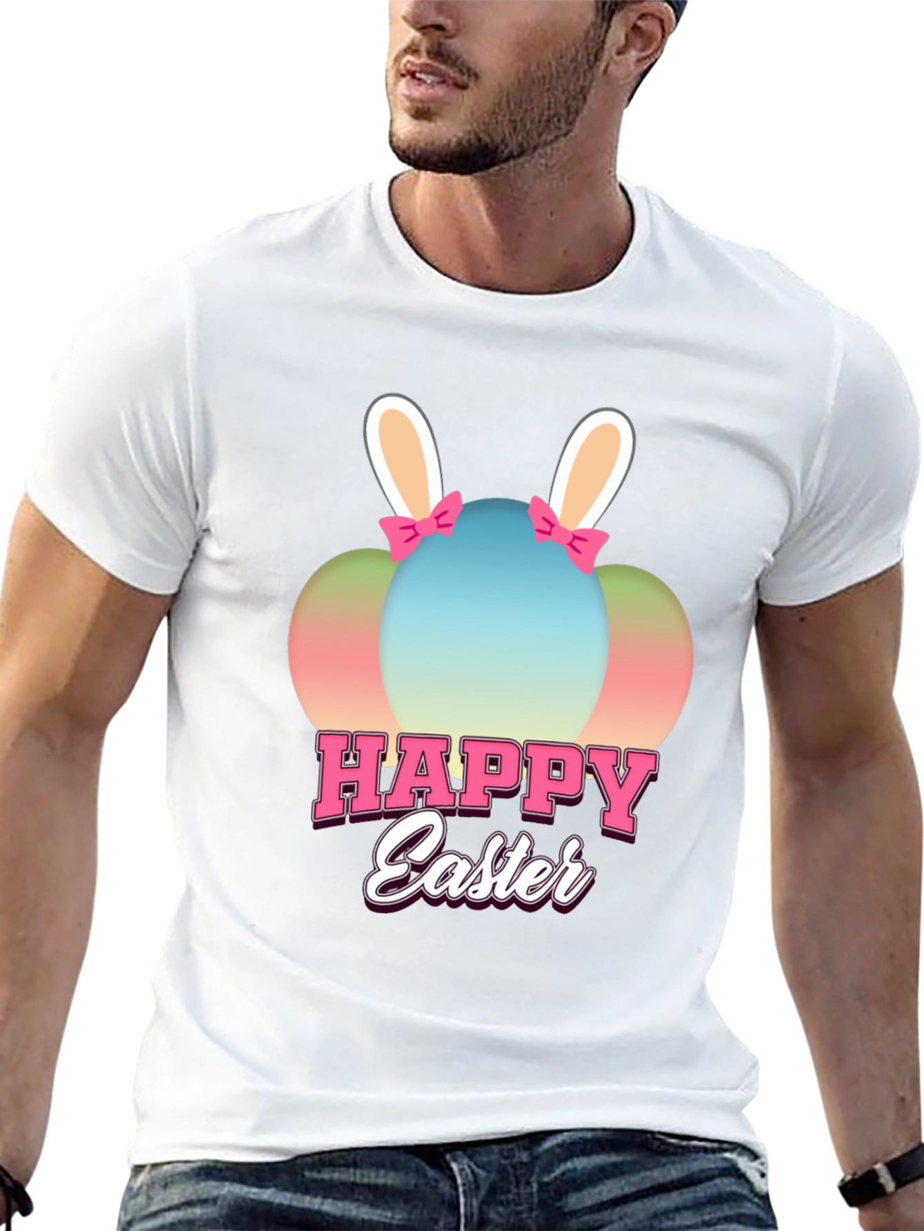 Happy Easter Bunny Eggs T-Shirt