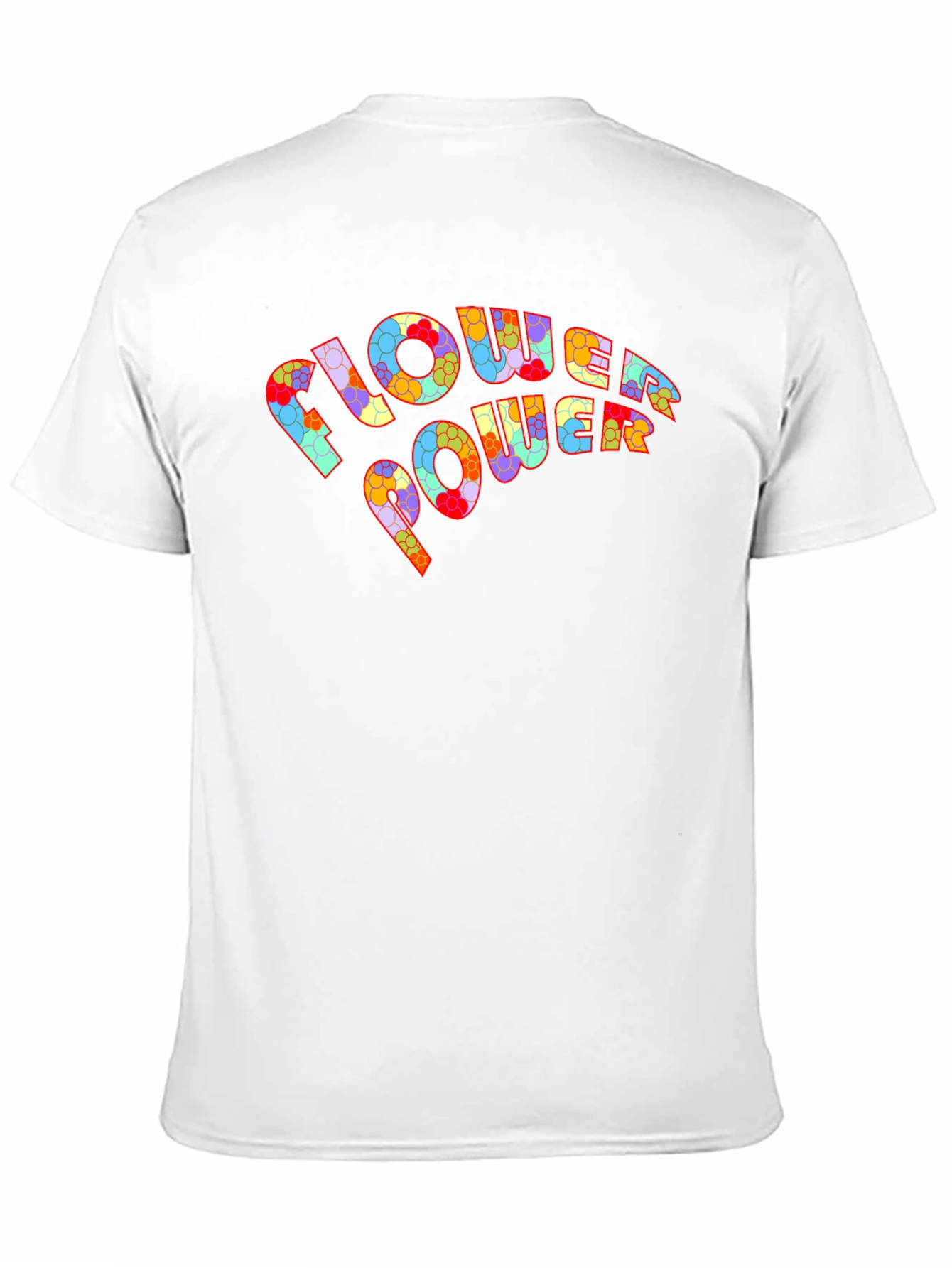 Flower Power Graphic T-Shirt - Retro Design