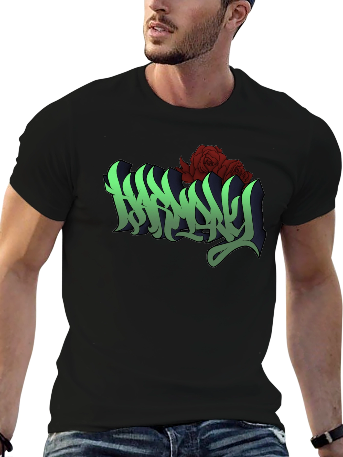 Harmony Roses Graphic T-Shirt