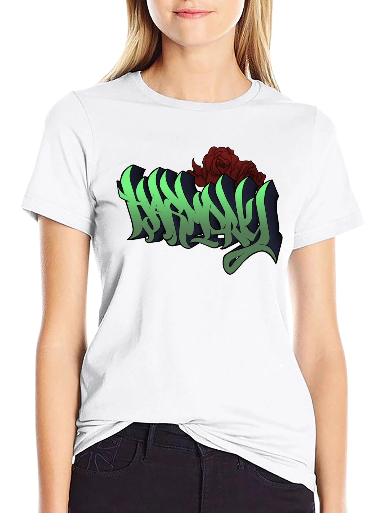 Harmony Roses Graphic T-Shirt