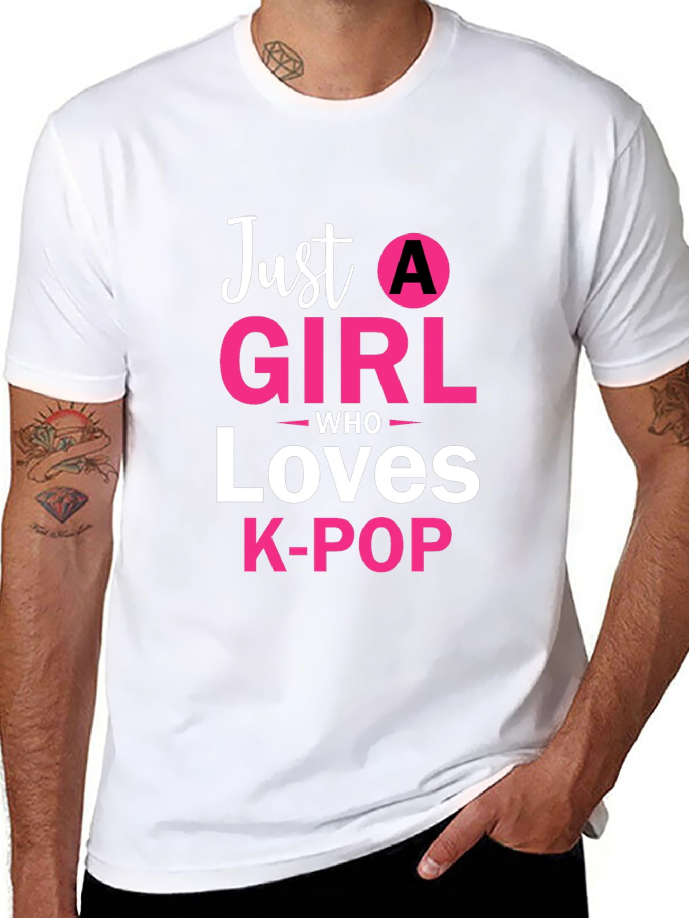 Just A Girl Who Loves K-POP T-Shirt