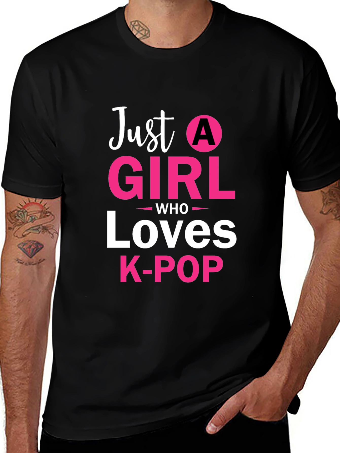 Just A Girl Who Loves K-POP T-Shirt