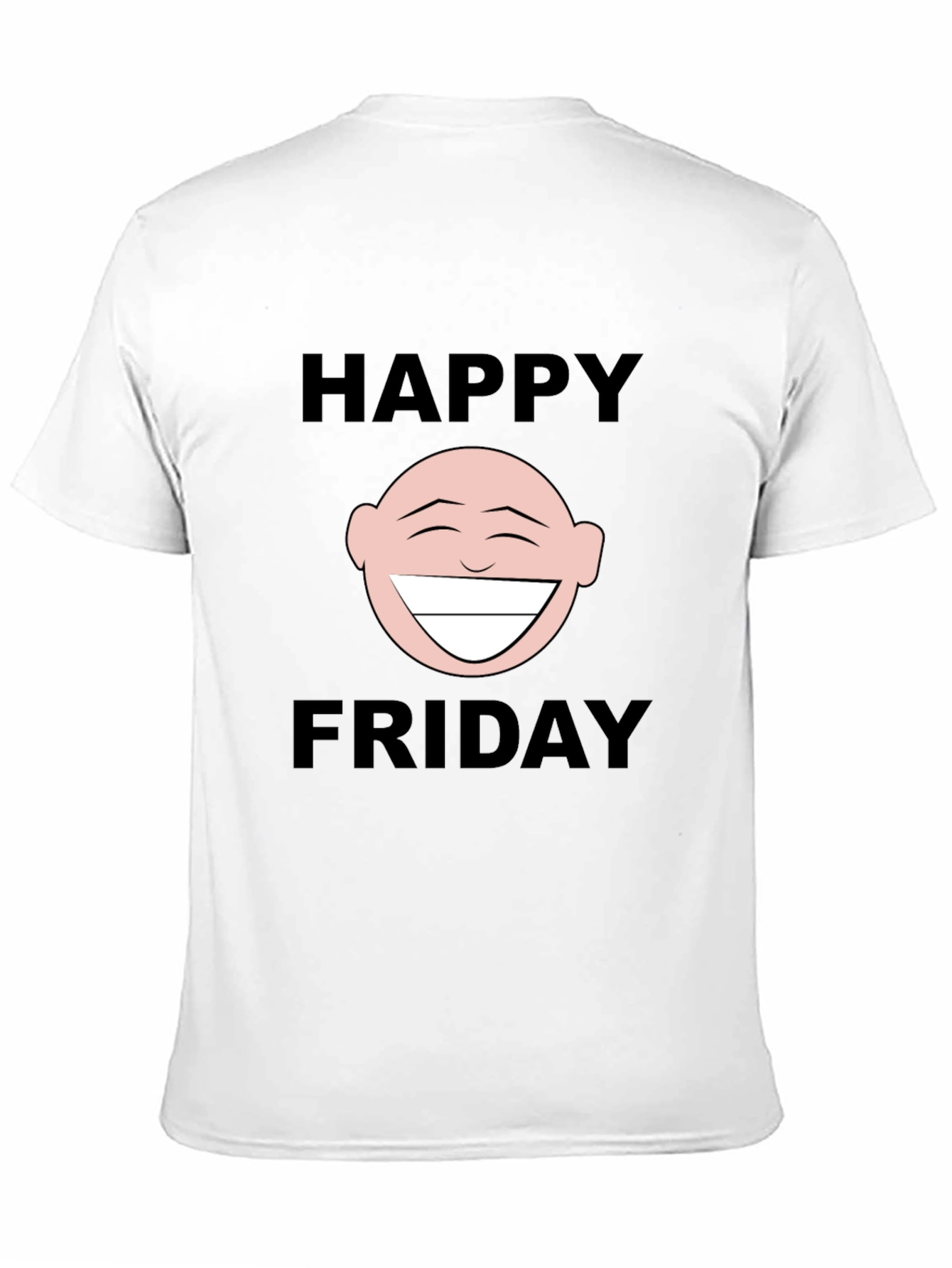 Happy Friday Graphic T-Shirt - Black Cotton Tee