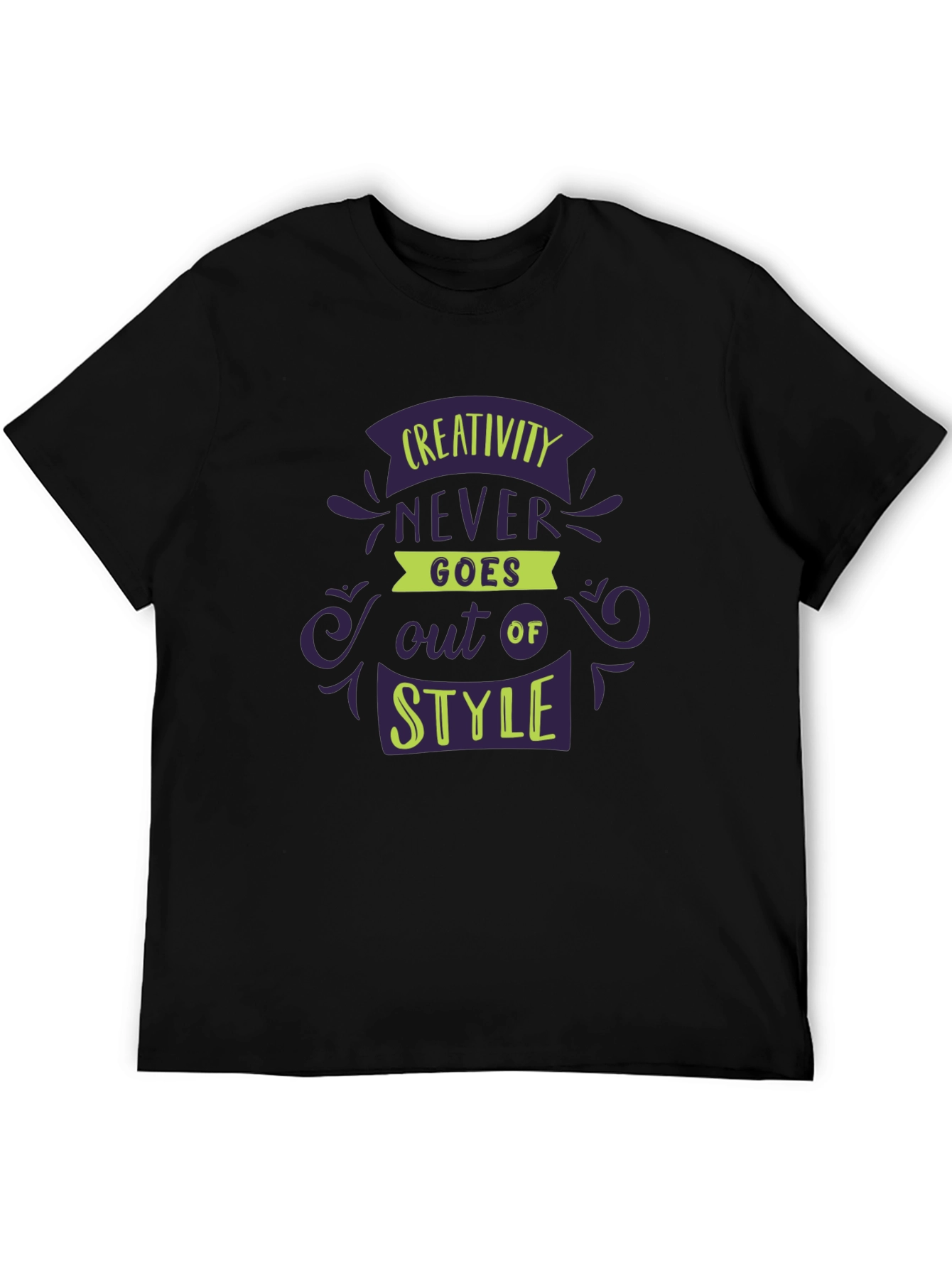 Creative Style Black Tee