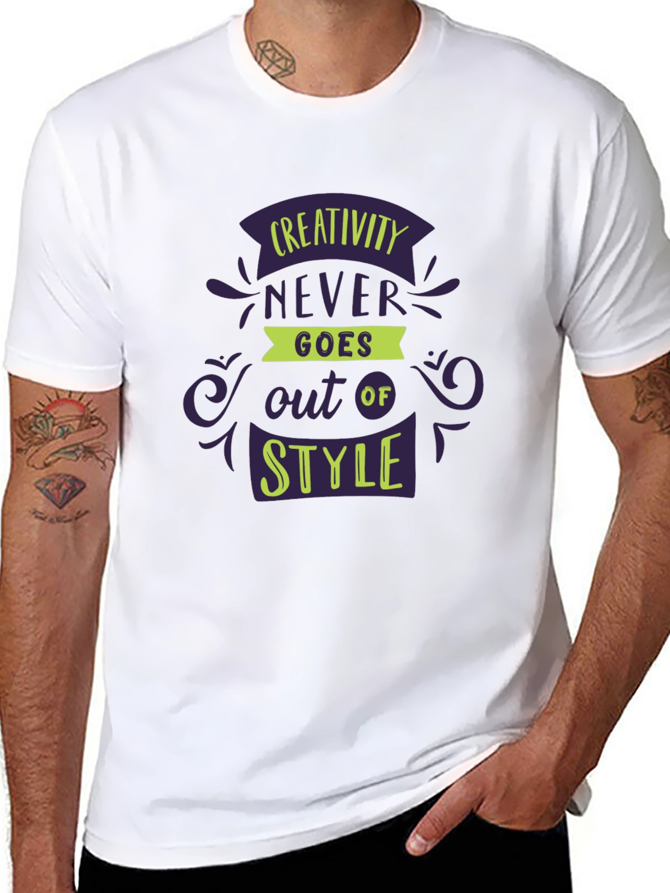 Creative Style Black Tee