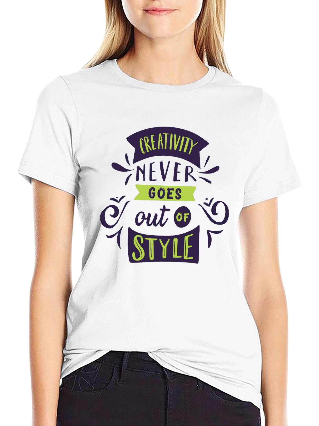 Creative Style Black Tee