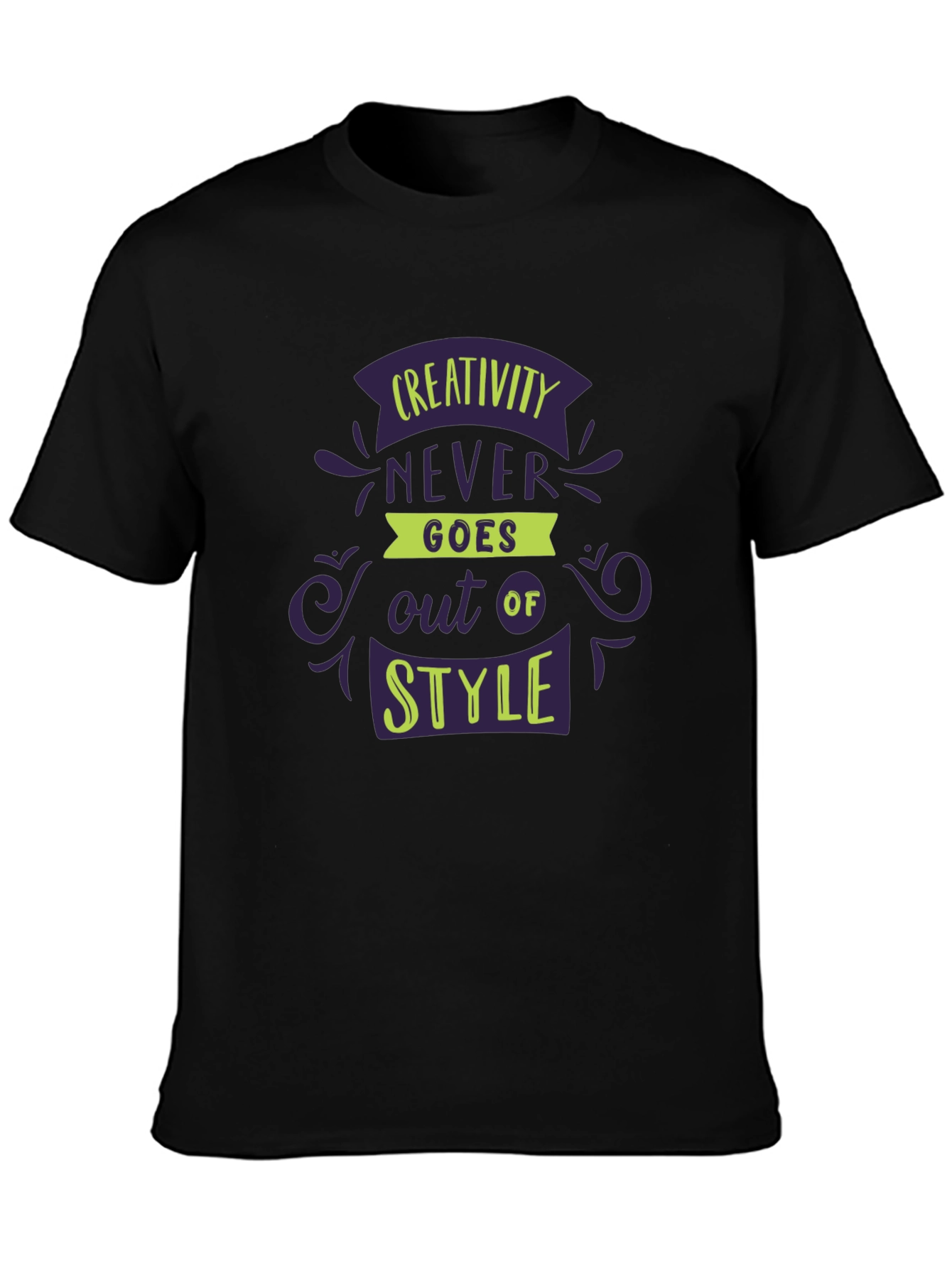 Creative Style Black Tee