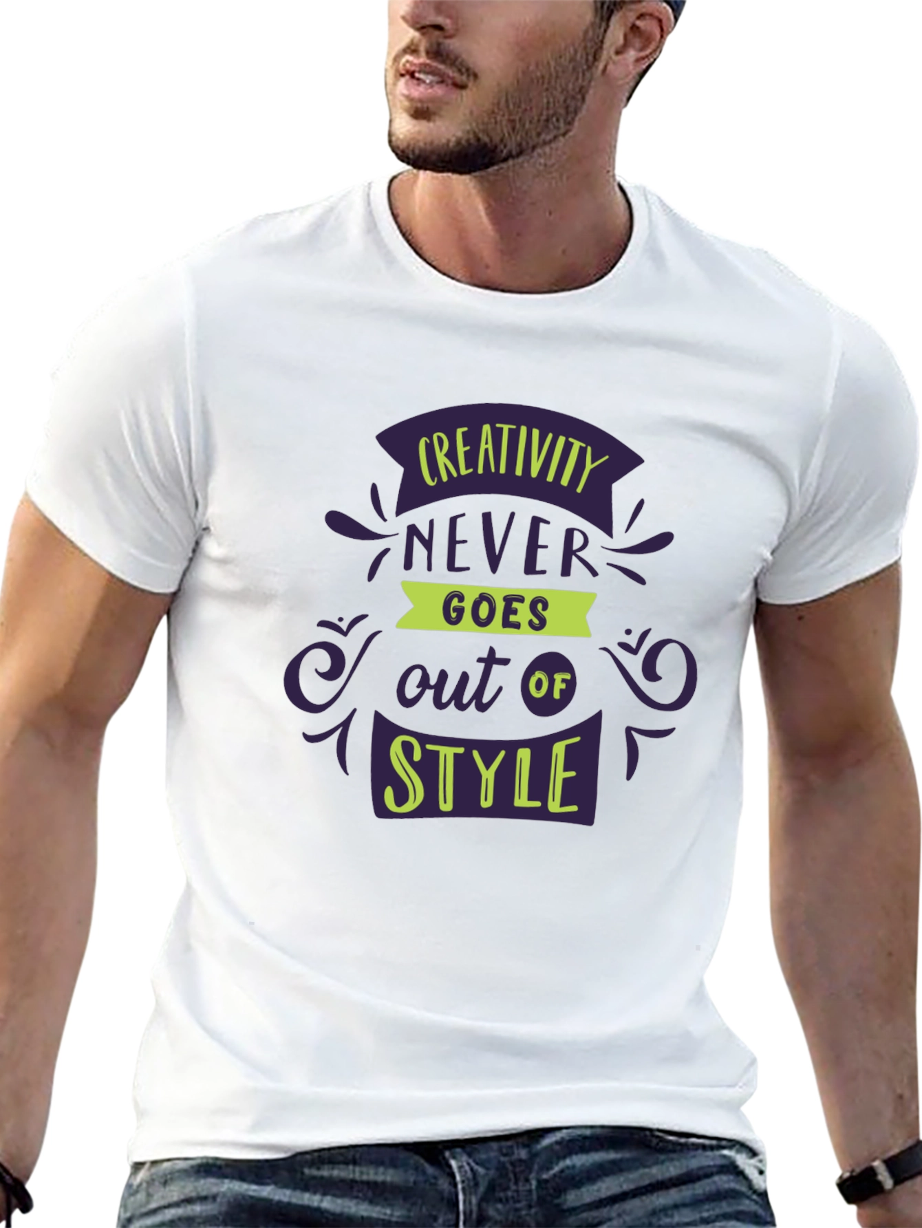 Creative Style Black Tee