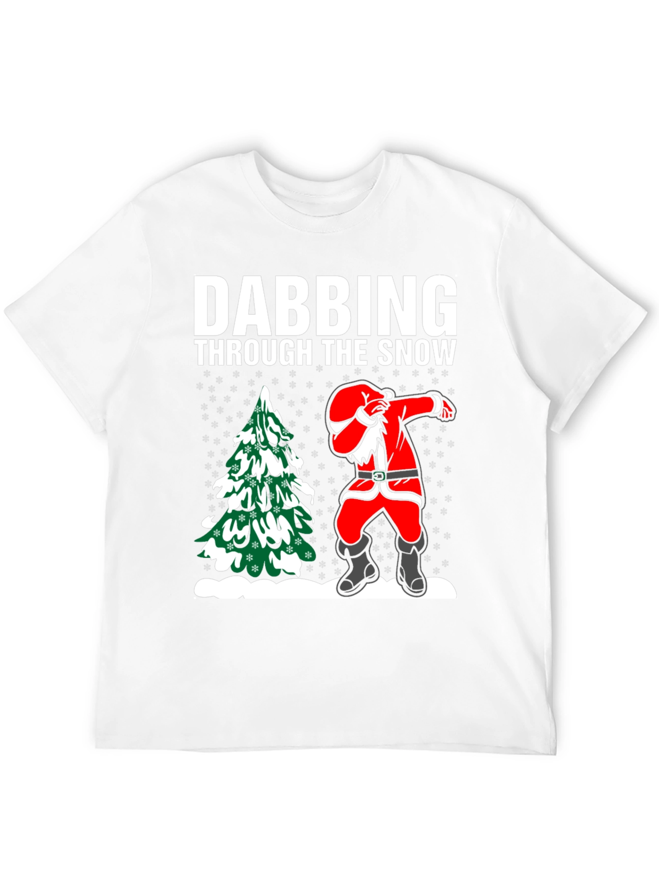 Dabbing Santa T-Shirt: Through the Snow