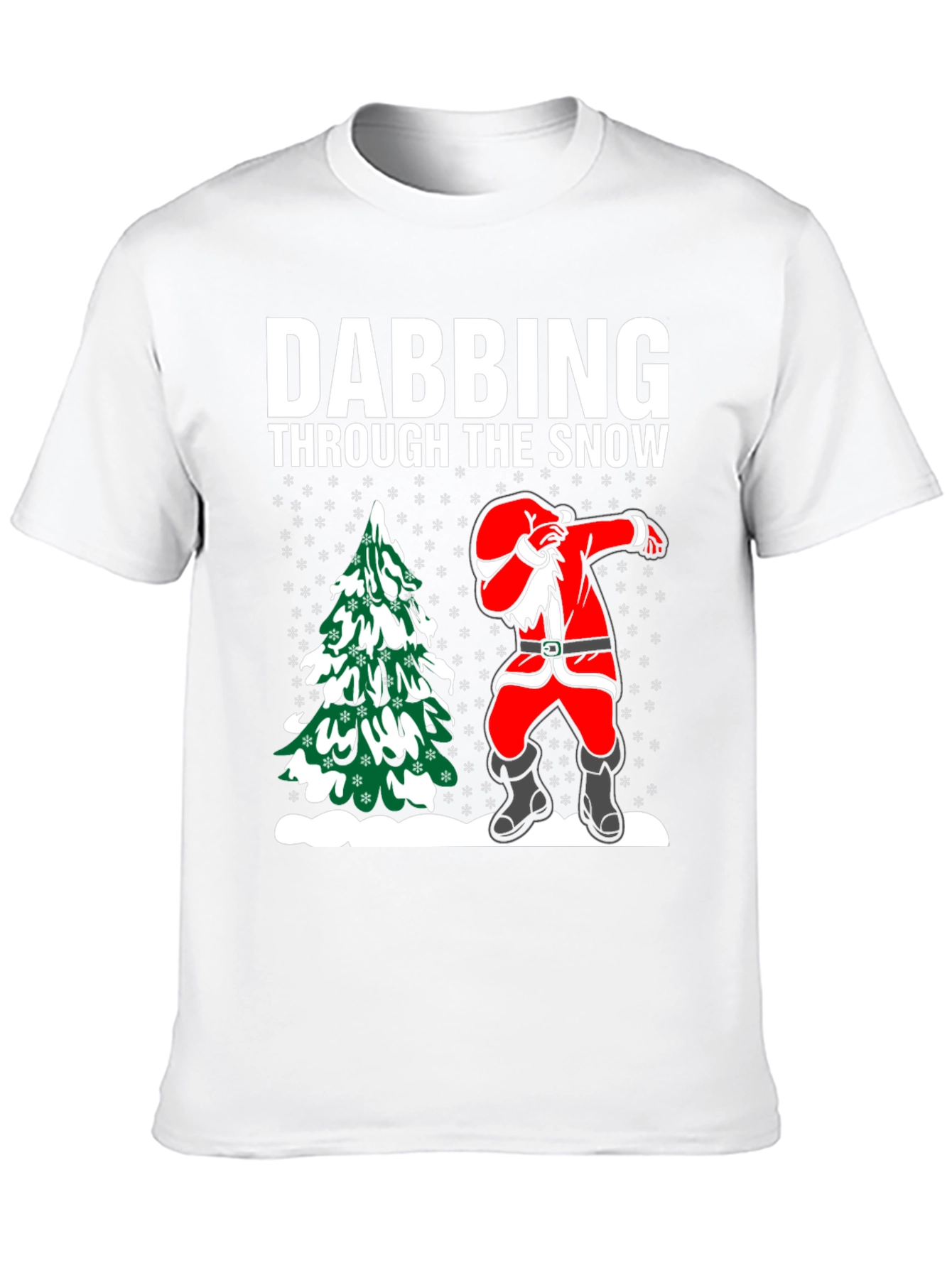 Dabbing Santa T-Shirt: Through the Snow