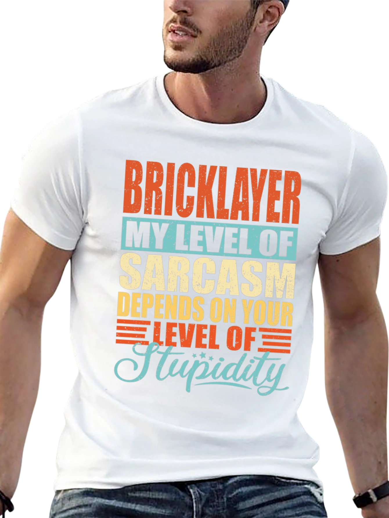 Bricklayer Sarcasm Humor Graphic T-Shirt