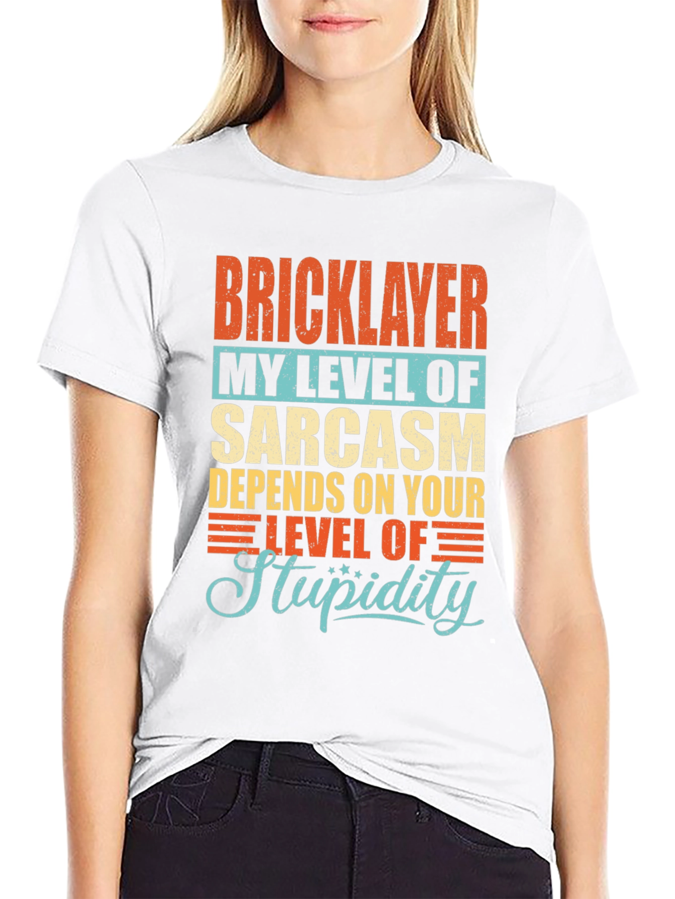 Bricklayer Sarcasm Humor Graphic T-Shirt