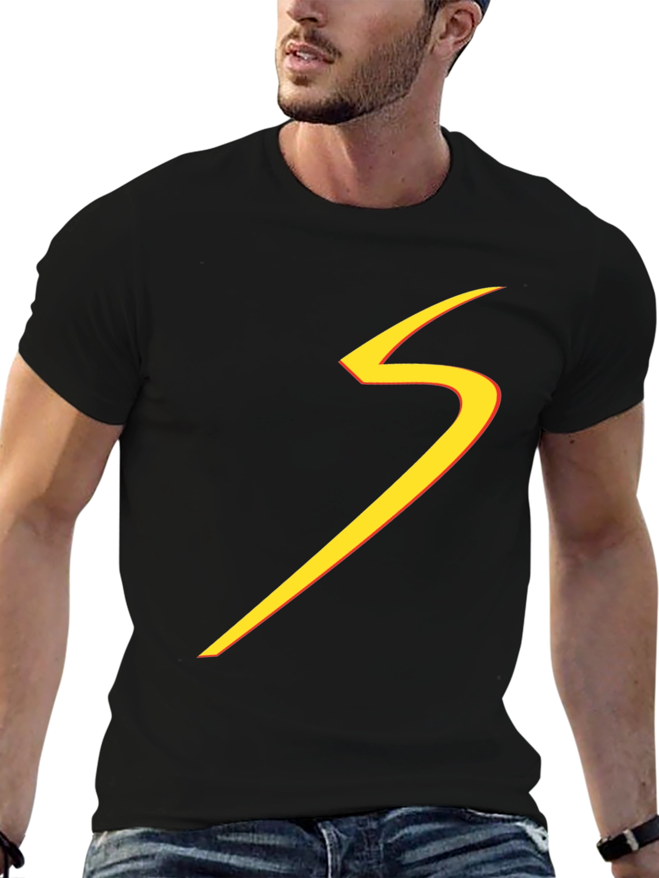 Stylish Black T-Shirt with Bold Graphic
