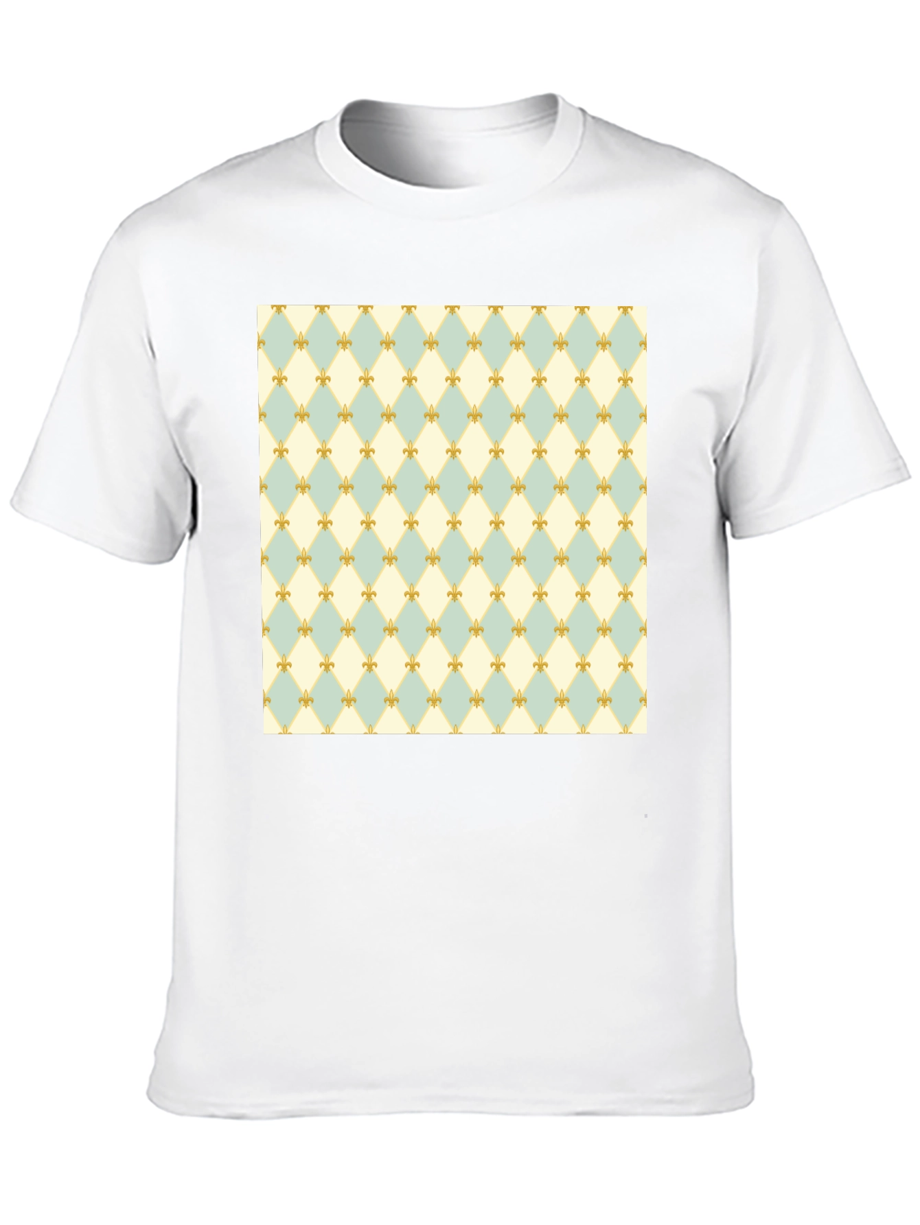 Fleur-de-Lis Pattern T-Shirt