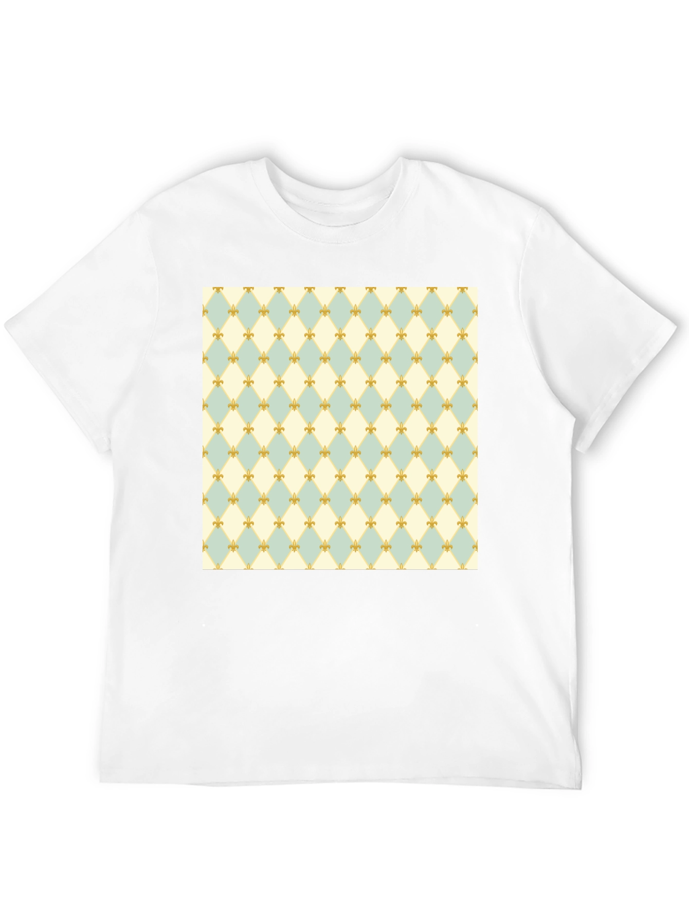 Fleur-de-Lis Pattern T-Shirt