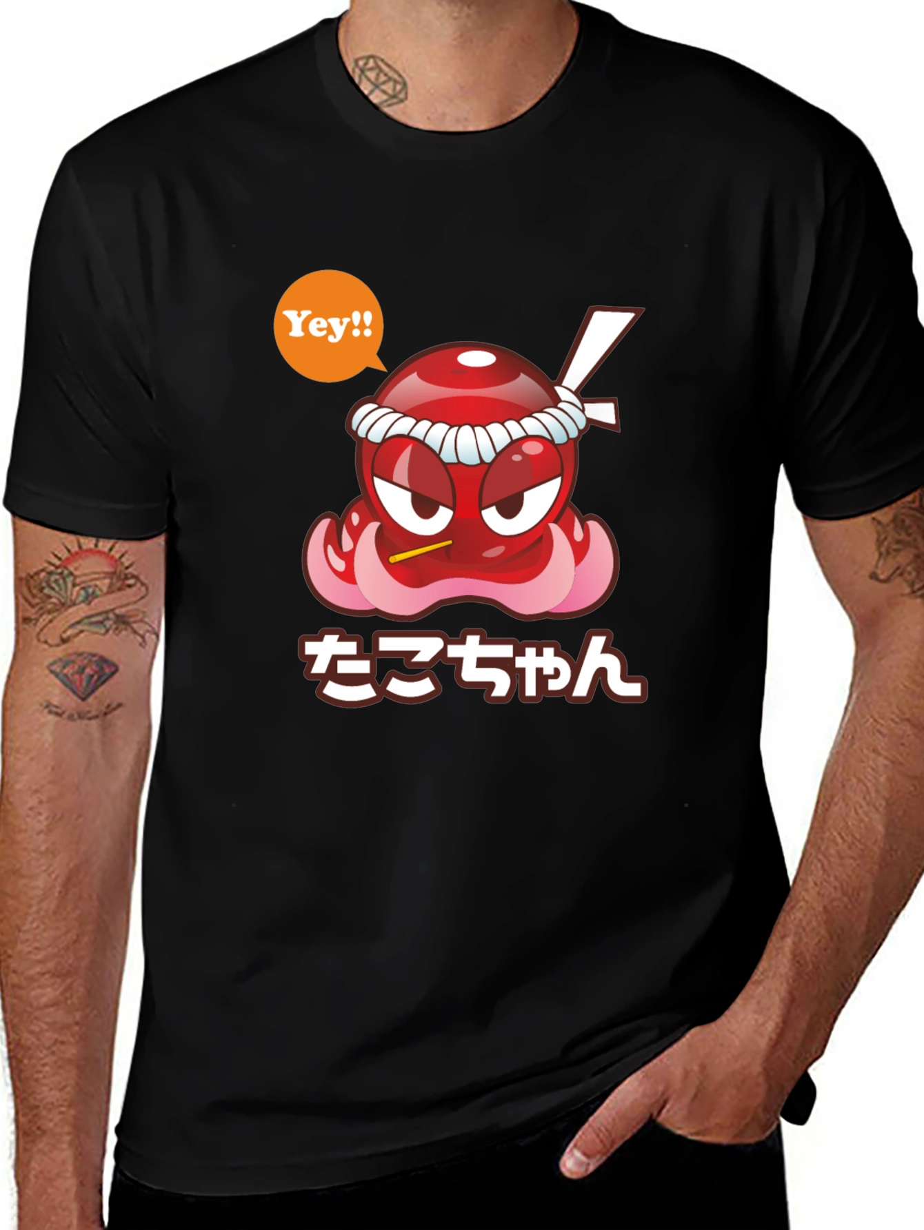 Cool Graphic T-Shirt - Takochann Octopus Design