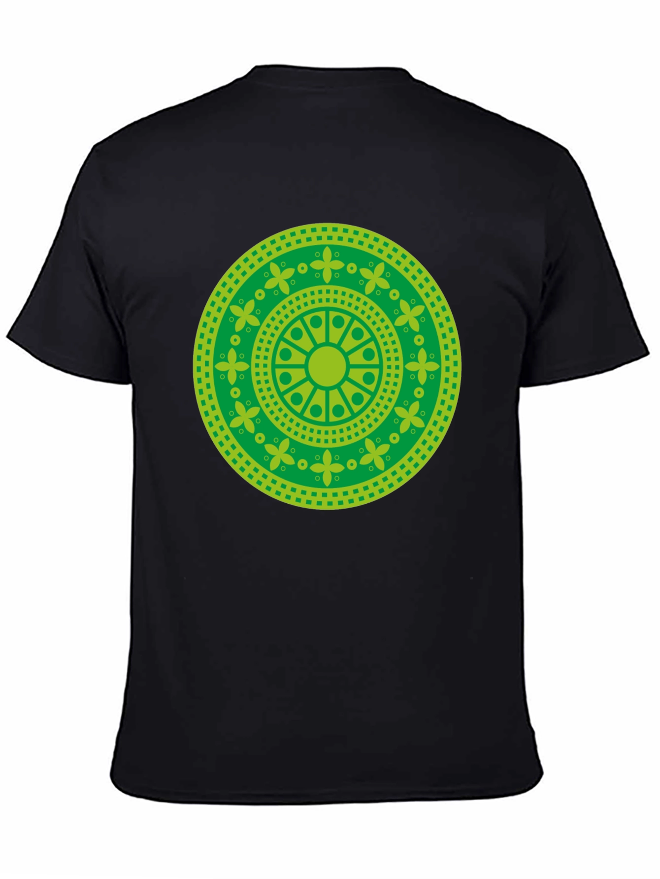 Green Mandala Graphic T-Shirt
