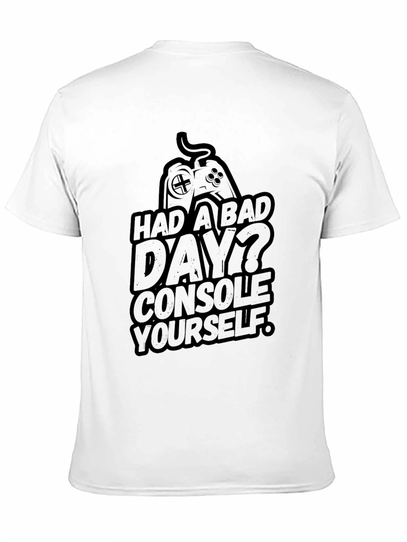 Console Yourself Gamer Graphic Black T-Shirt