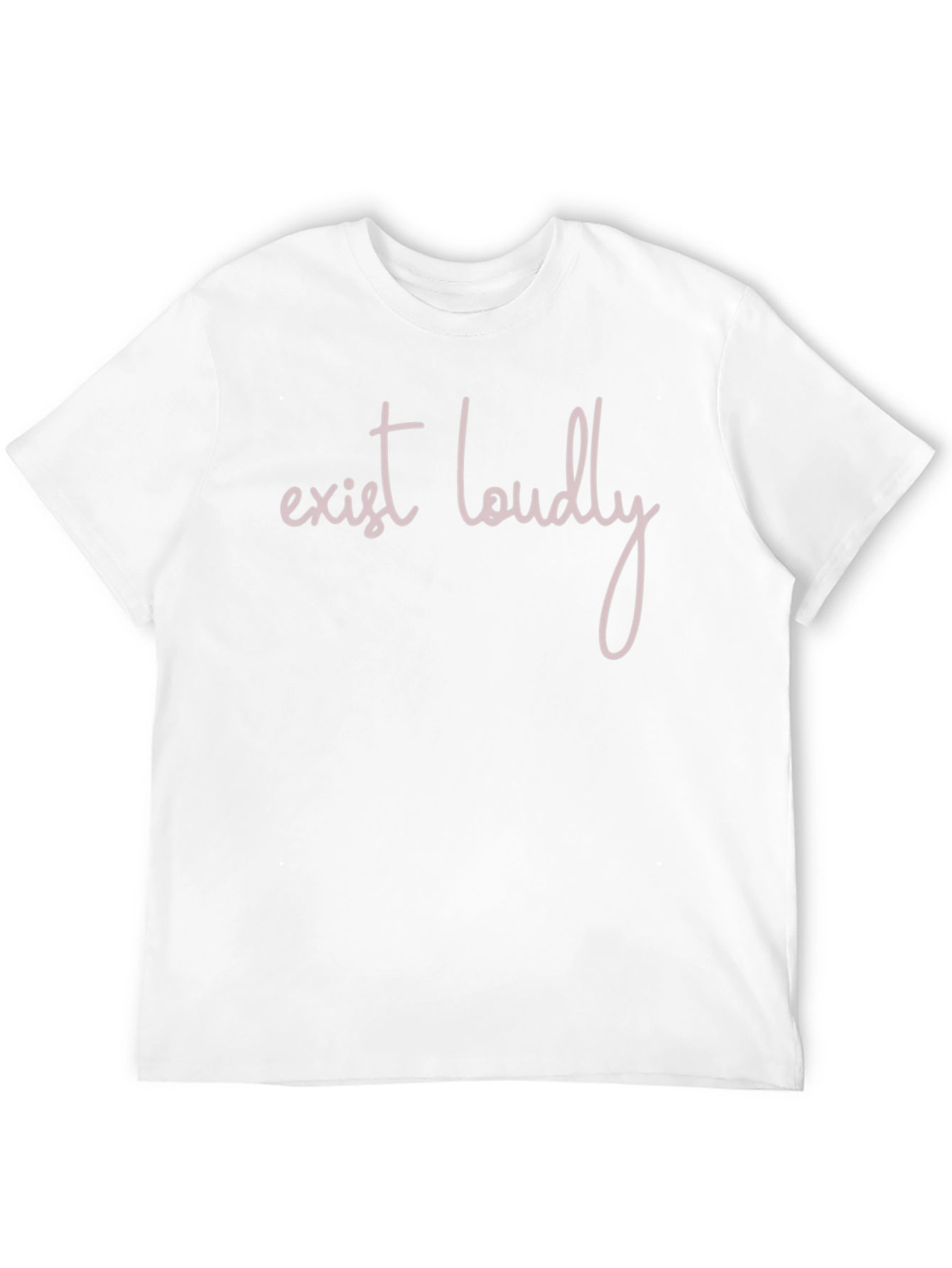 Exist Loudly Graphic Tee - Black Cotton T-Shirt
