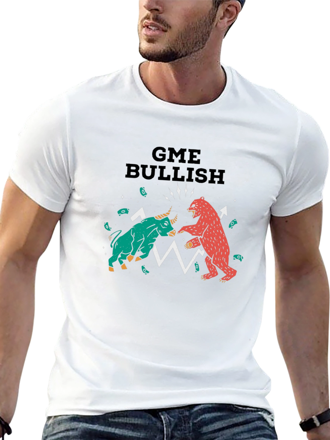 GME Bullish T-Shirt: Stock Market Battle Tee