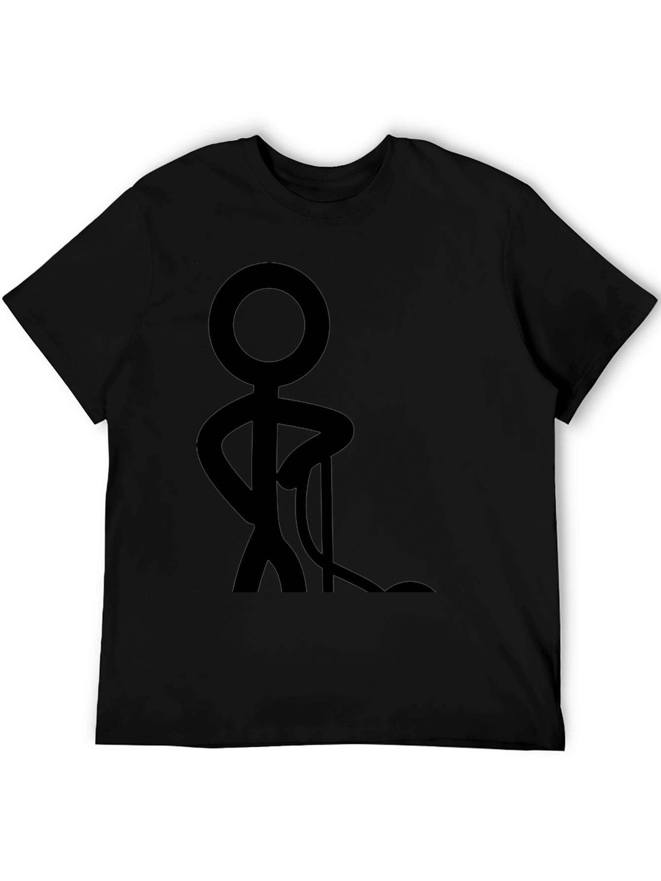 Black Stick Figure T-Shirt