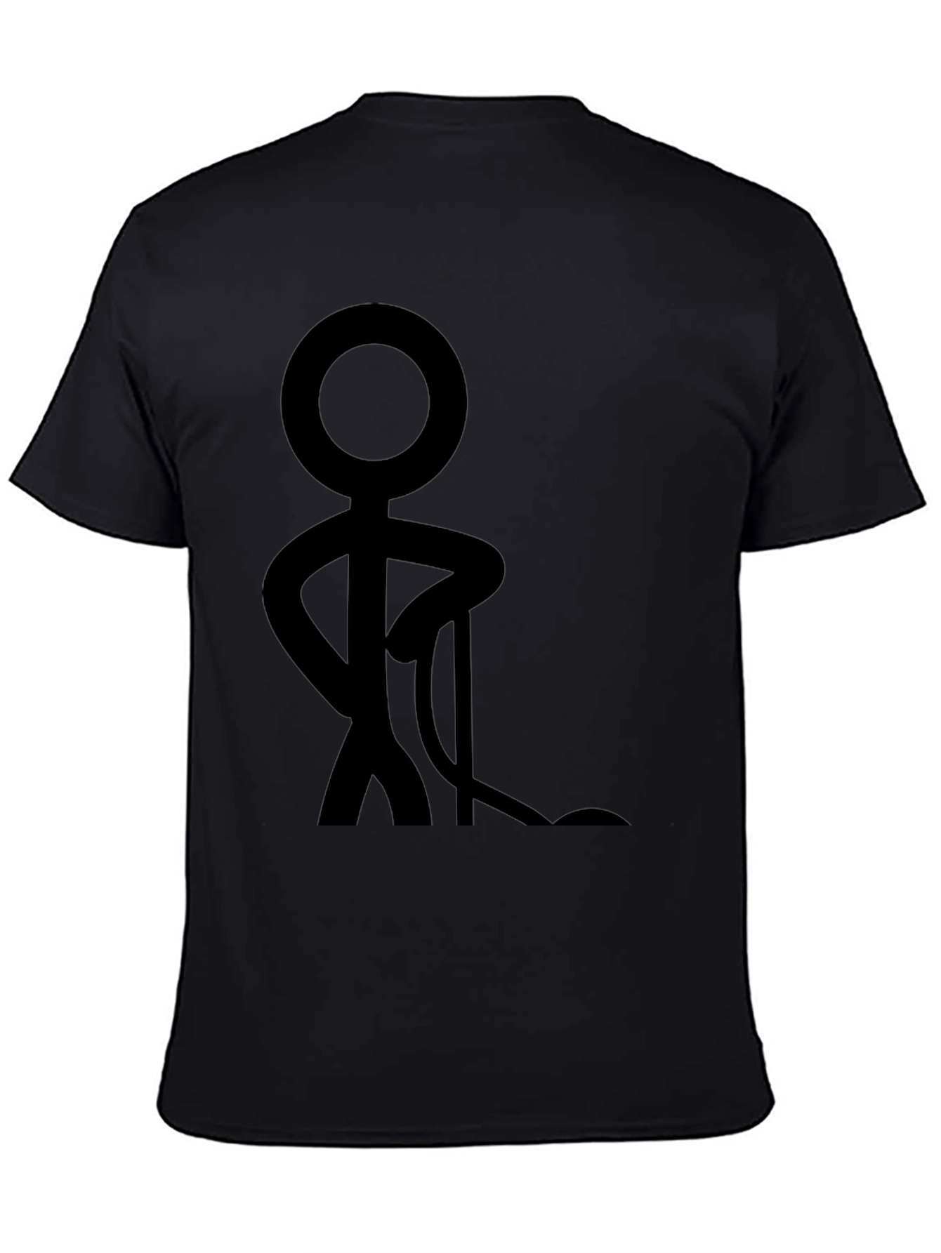 Black Stick Figure T-Shirt