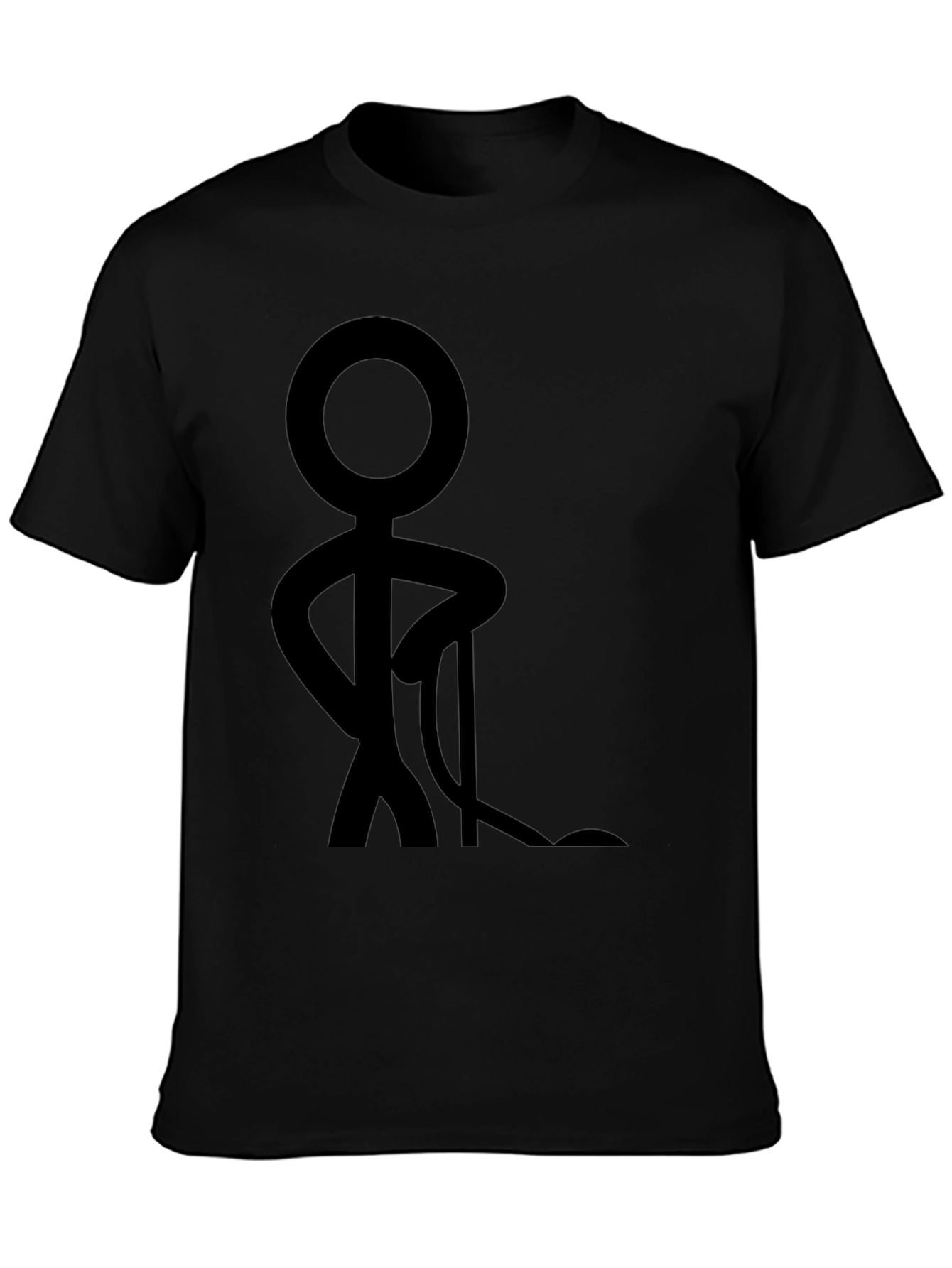 Black Stick Figure T-Shirt