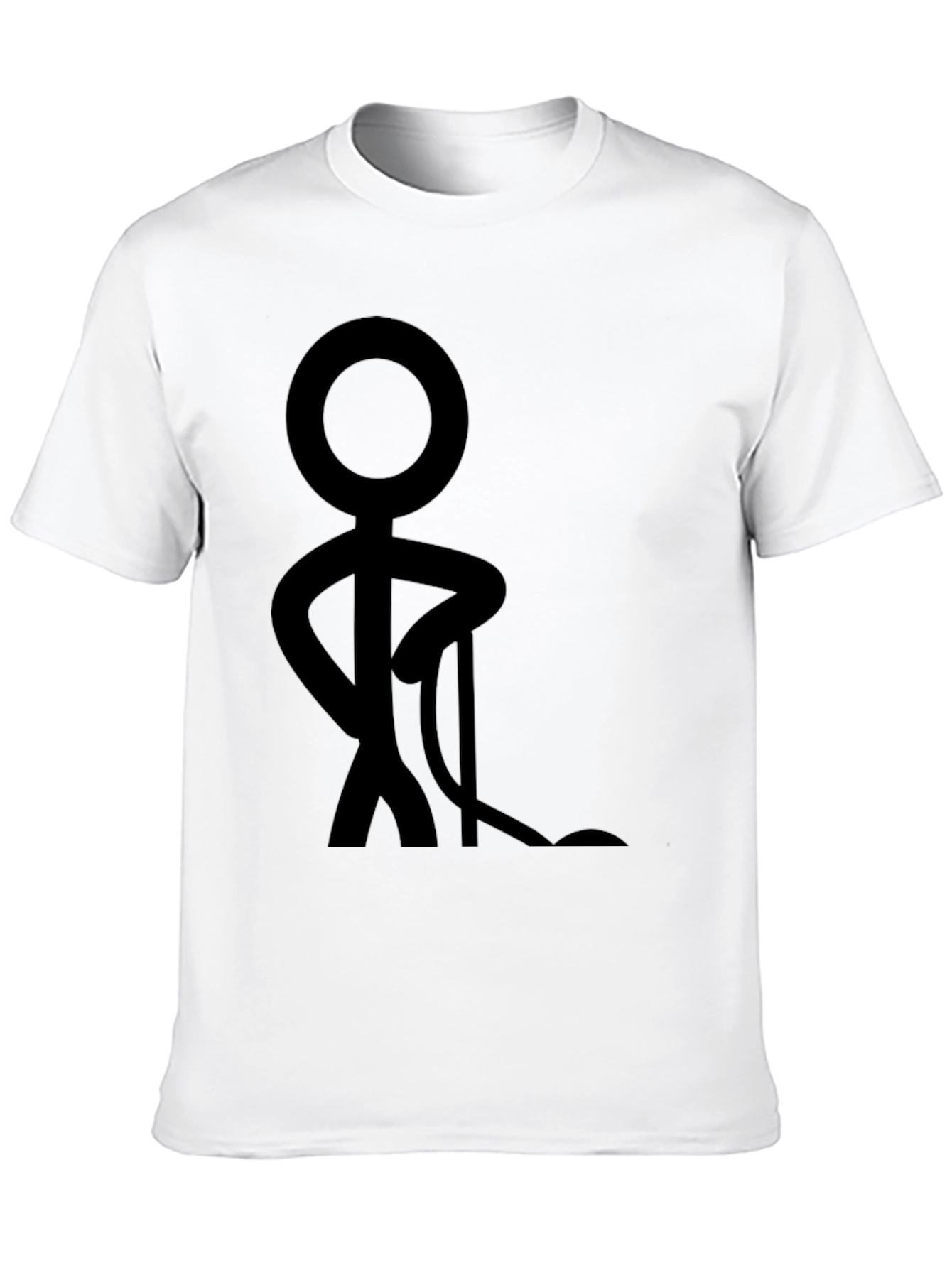 Black Stick Figure T-Shirt