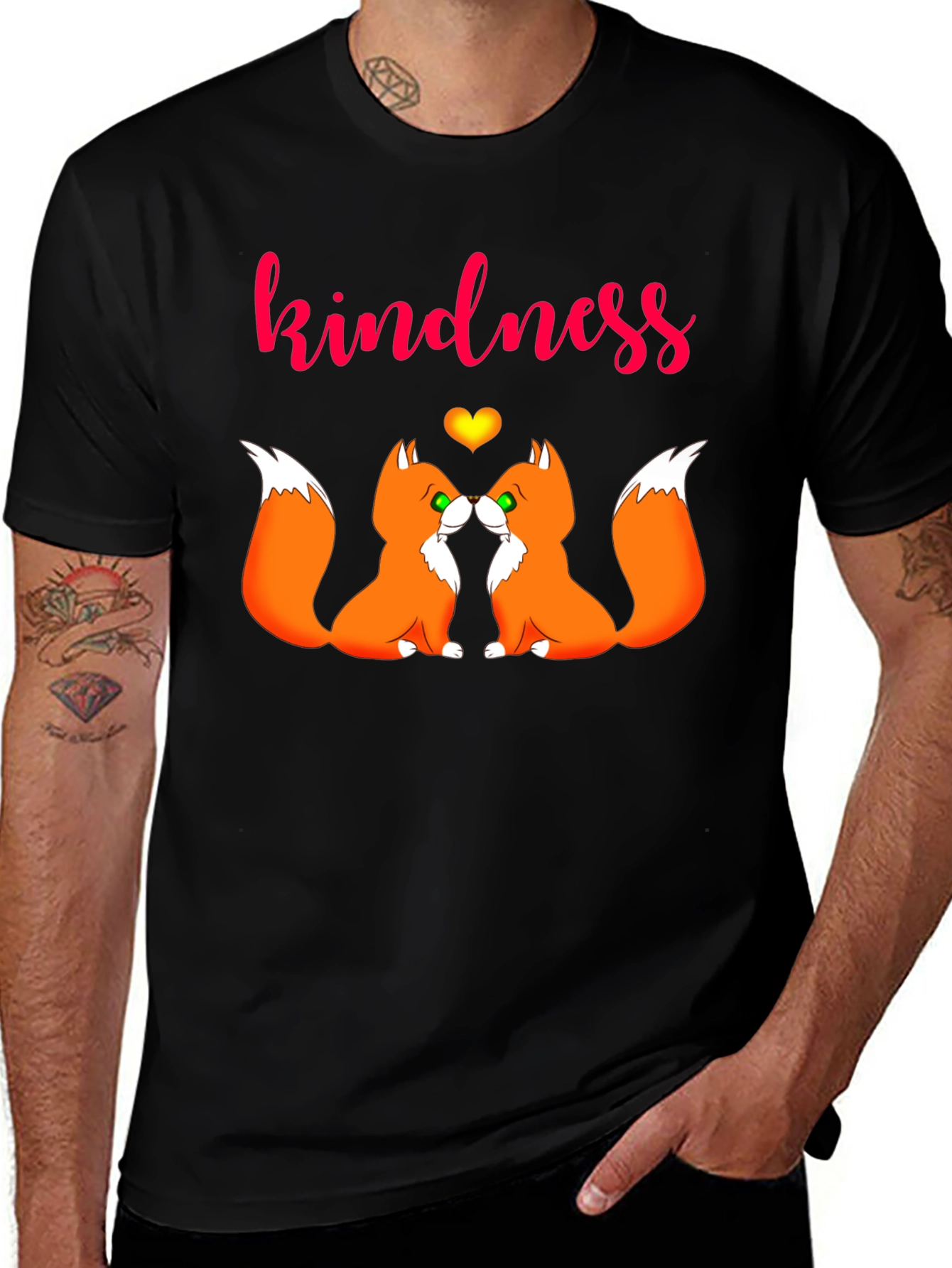 Kindness Foxes Graphic Tee