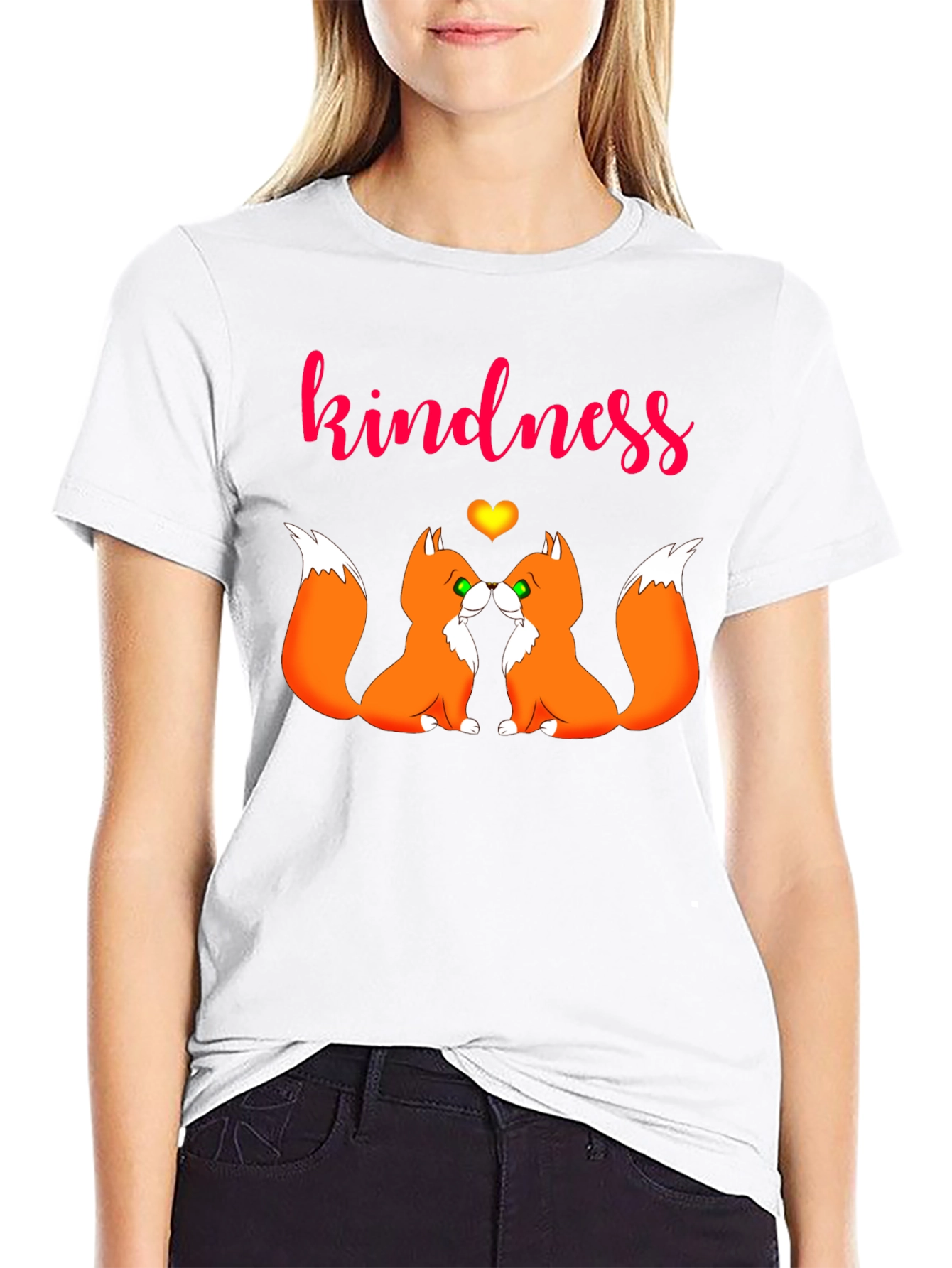 Kindness Foxes Graphic Tee